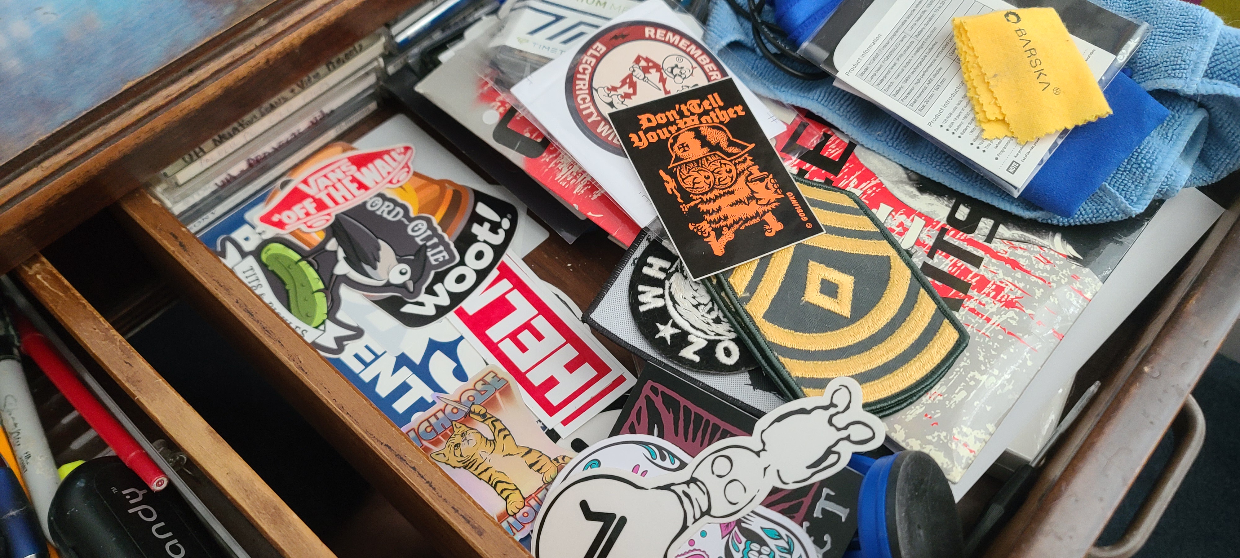 Where Do All the Stickers Go? Into the Junk Drawer!