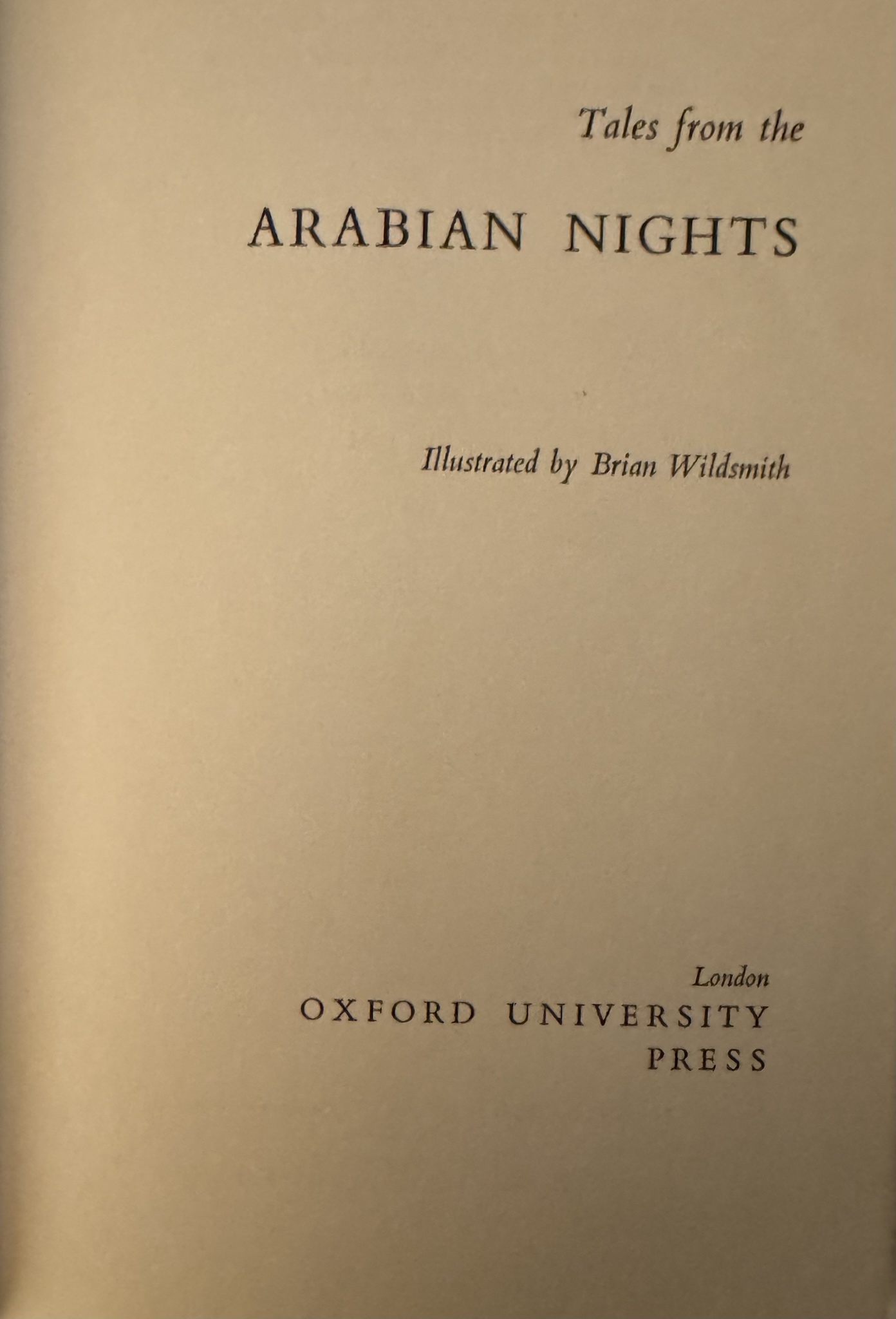 The Enigmatic Backstory of Arabian Nights by E. O. Lorime