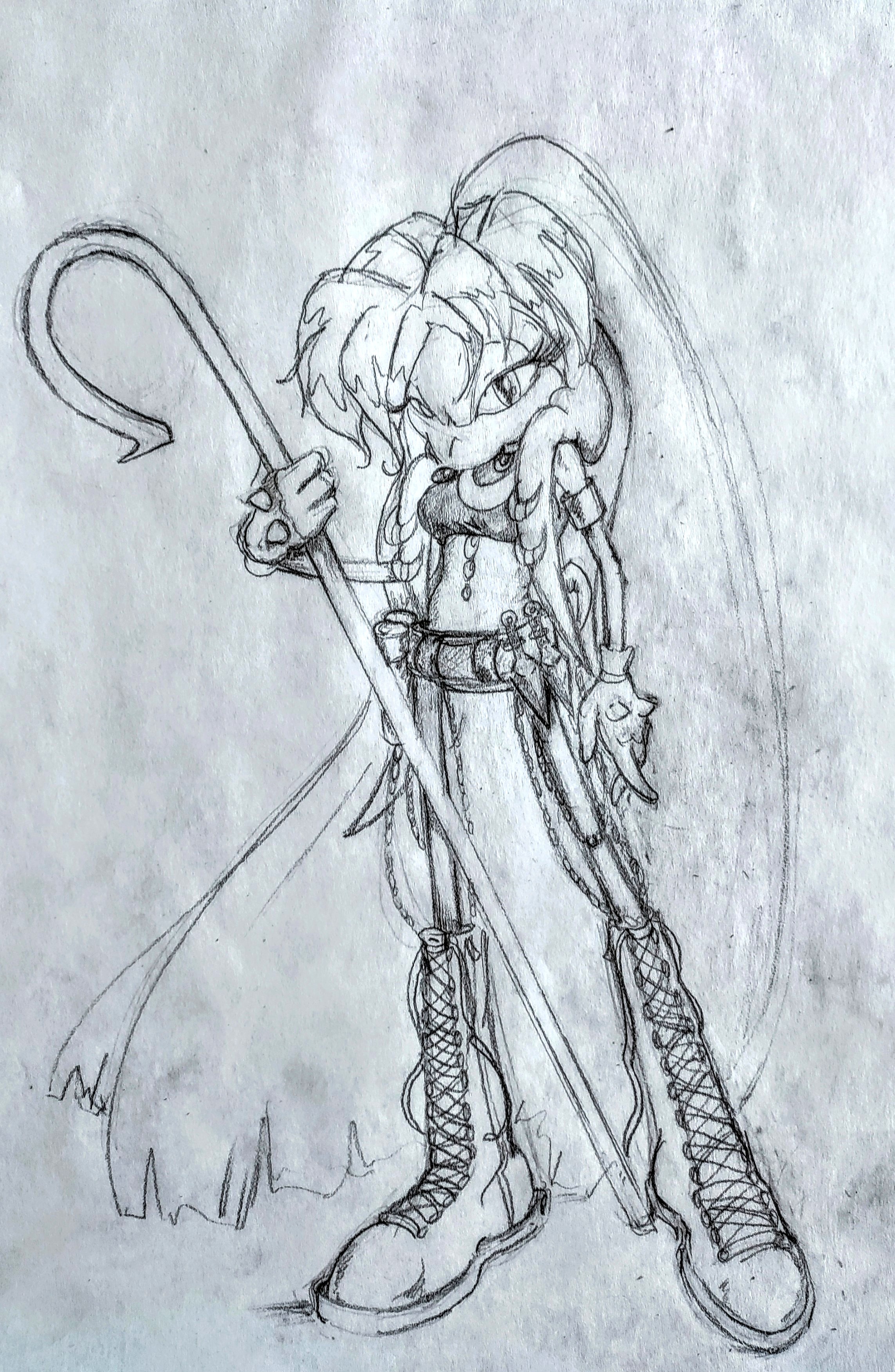 Meet Aura-Na the Echidna, a unique character!