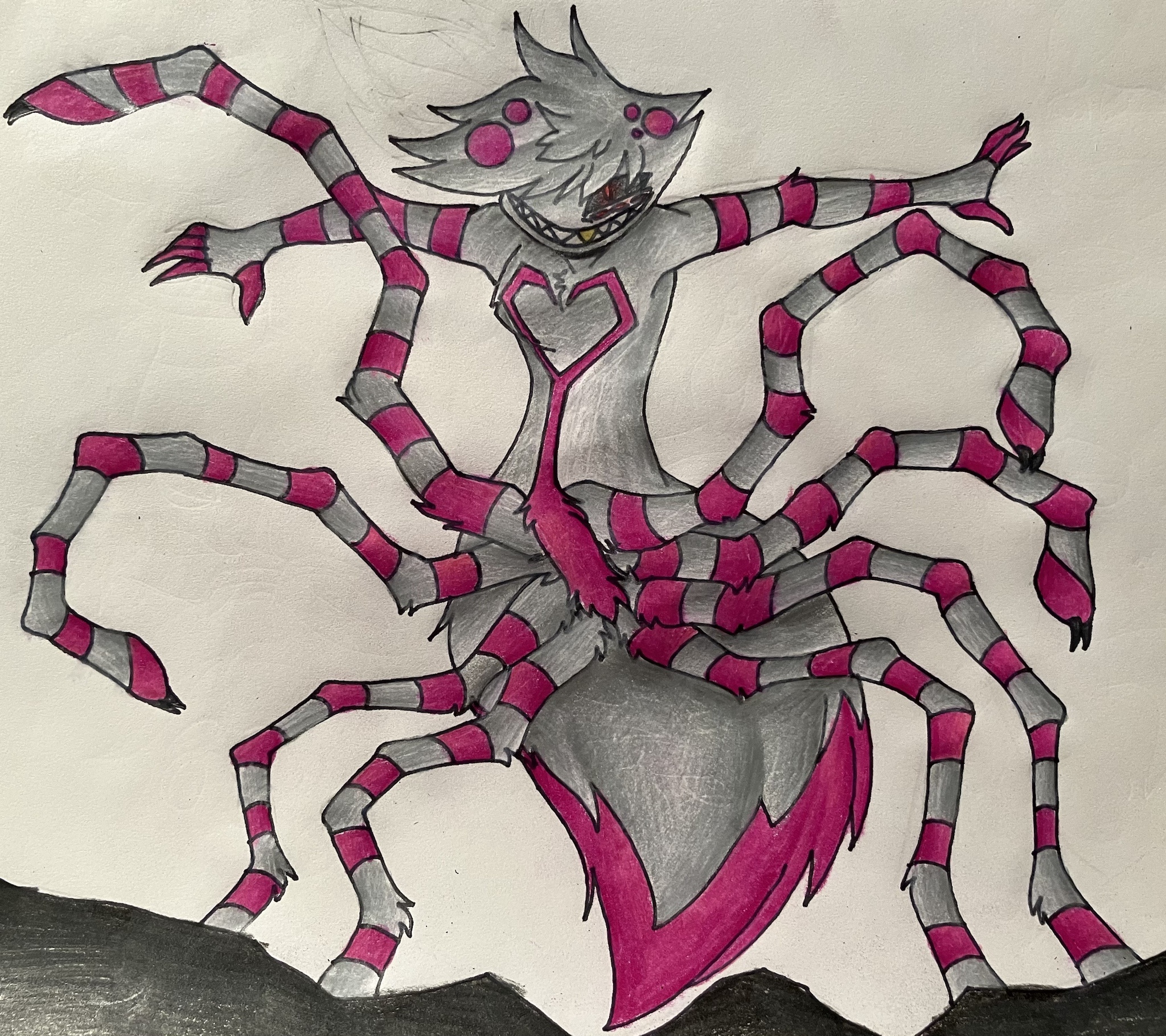 Behold the Full Demon Form of My Version of an Angel!