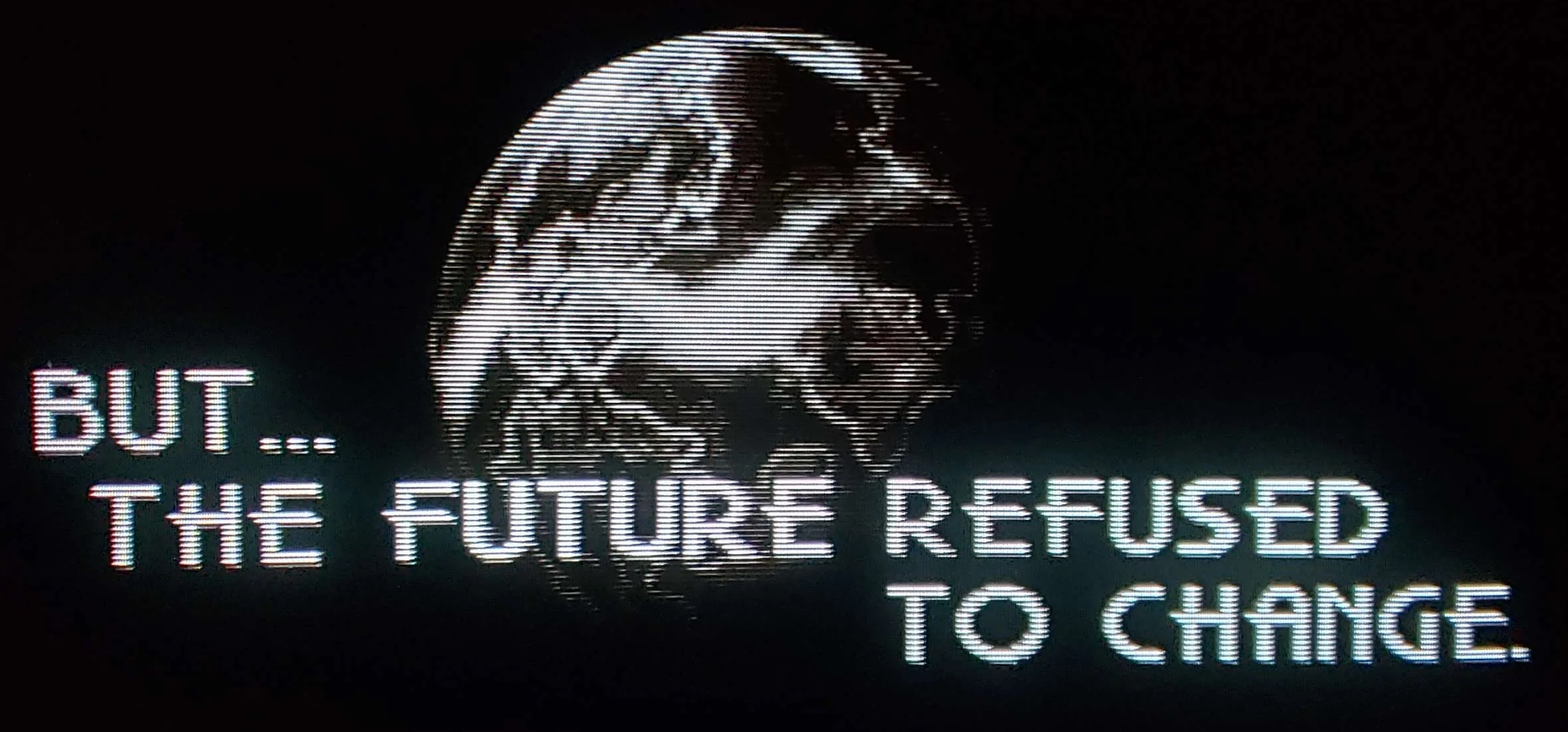 The future just won't budge.