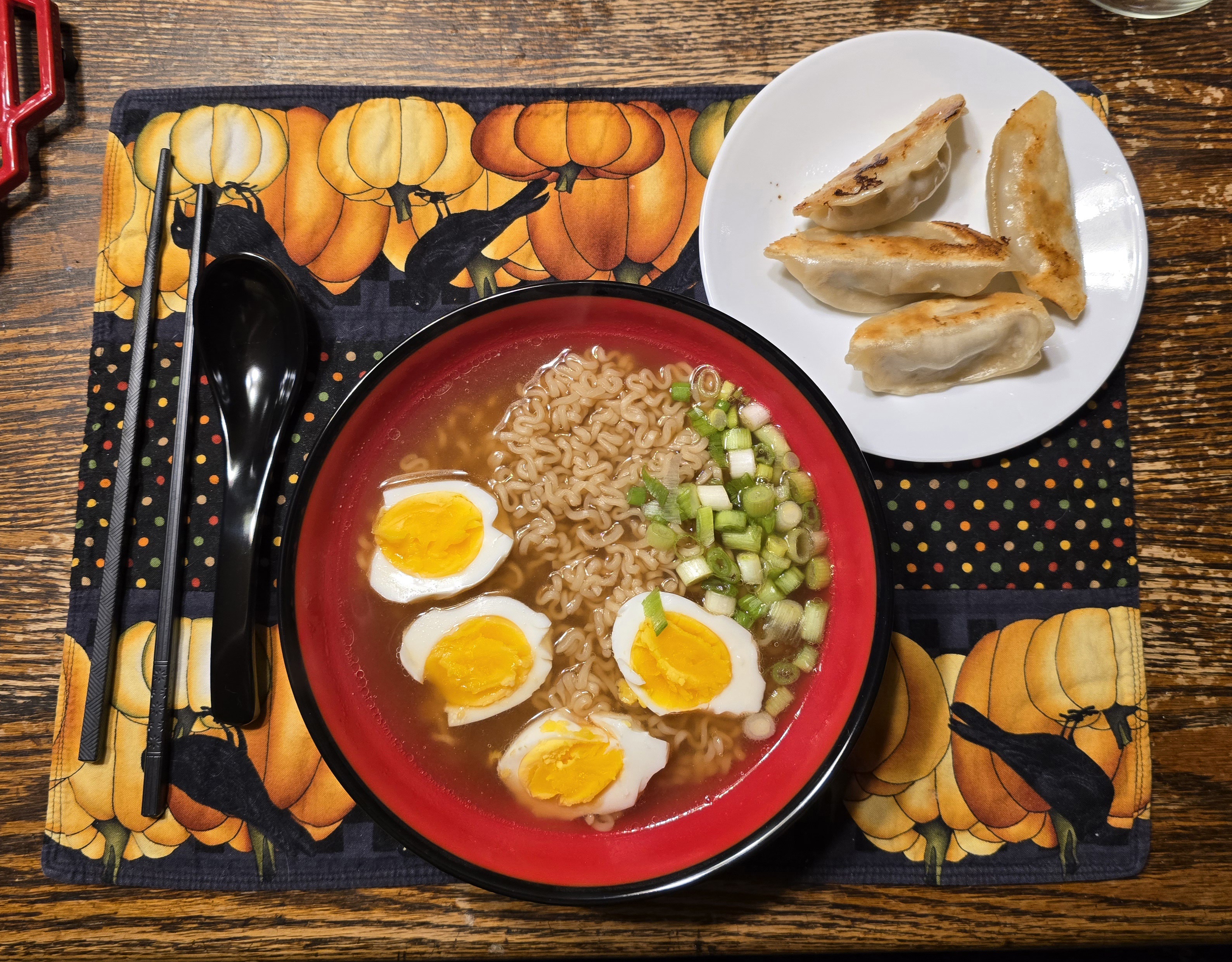 Cozying Up with Instant Ramen on a Chilly Michigan Sunday