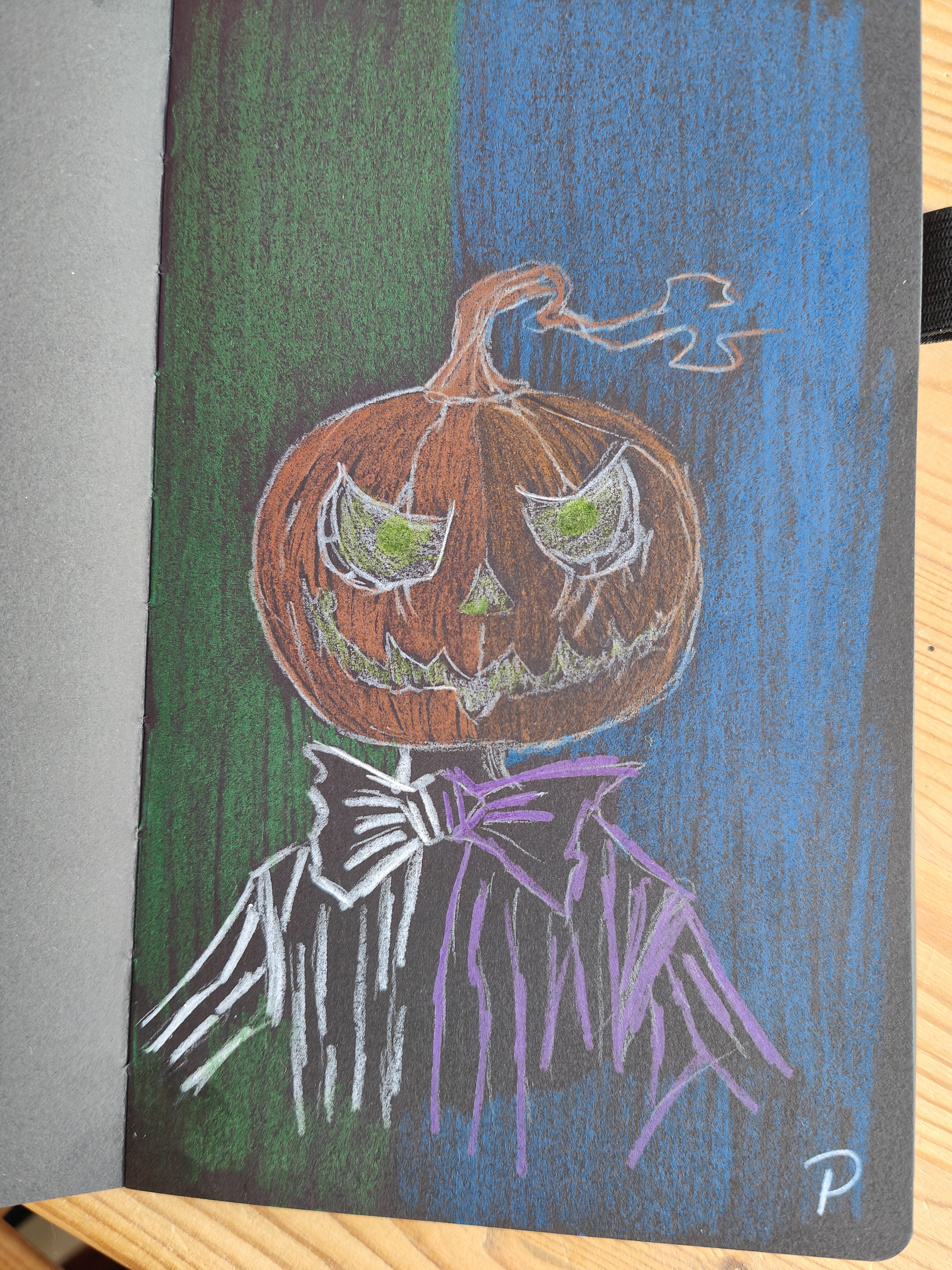Meet the whimsical pumpkin man!