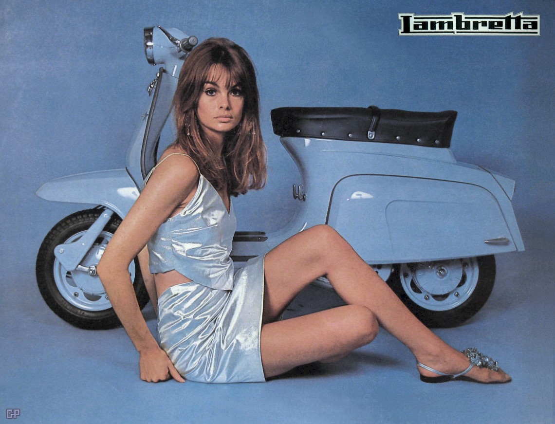 Throwback to 1970: Lambretta and Jean Shrimpton in Style