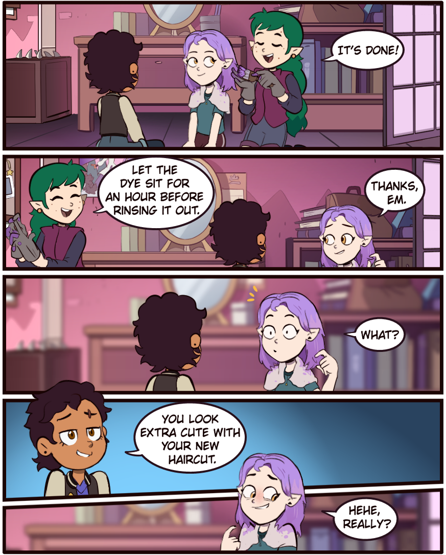 The dye reveals the truth