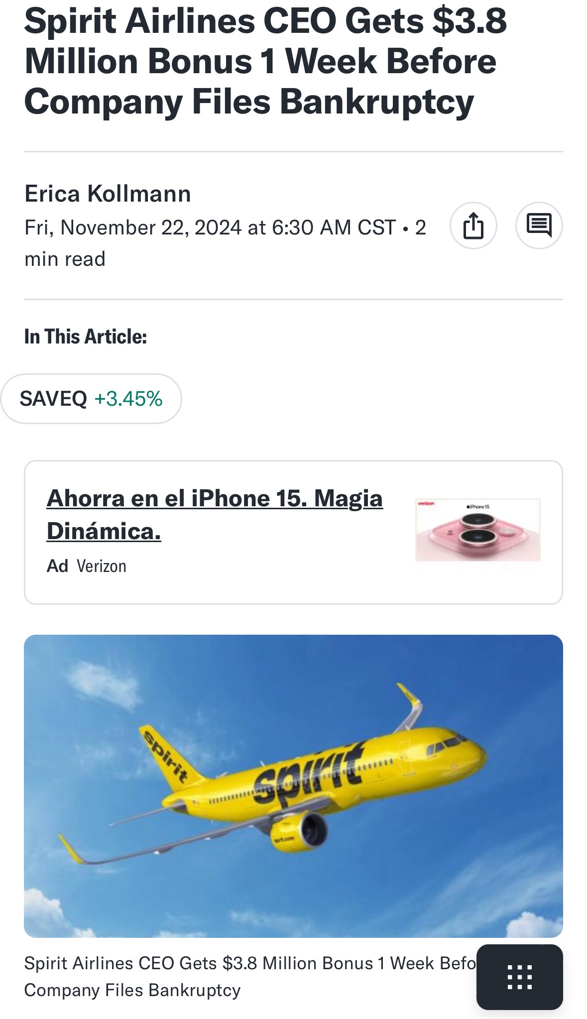 Spirit CEO's Bold Take: If Big Companies Can Do It, Why Can't I?