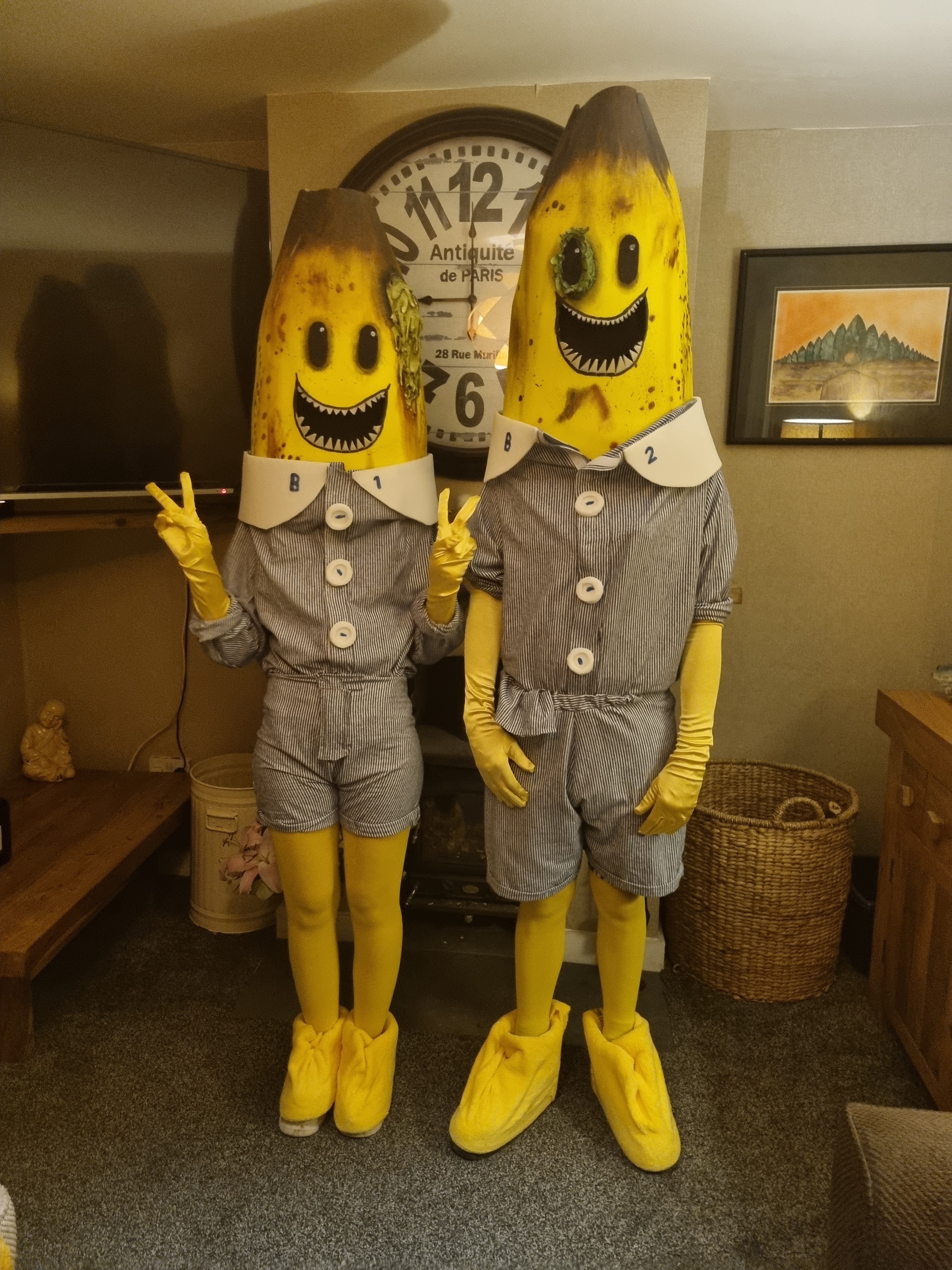 Beware: The bananas in pajamas are lurking downstairs and ready to strike!