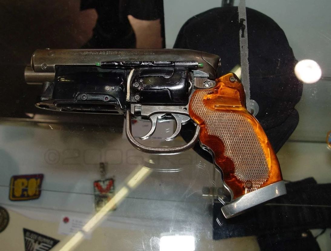 Check out the iconic gun from Bladerunner!
