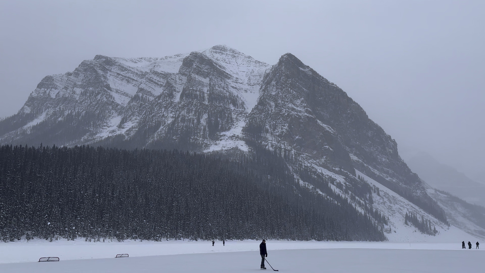 Lake Louise, Alberta, captured on February 16, 2025