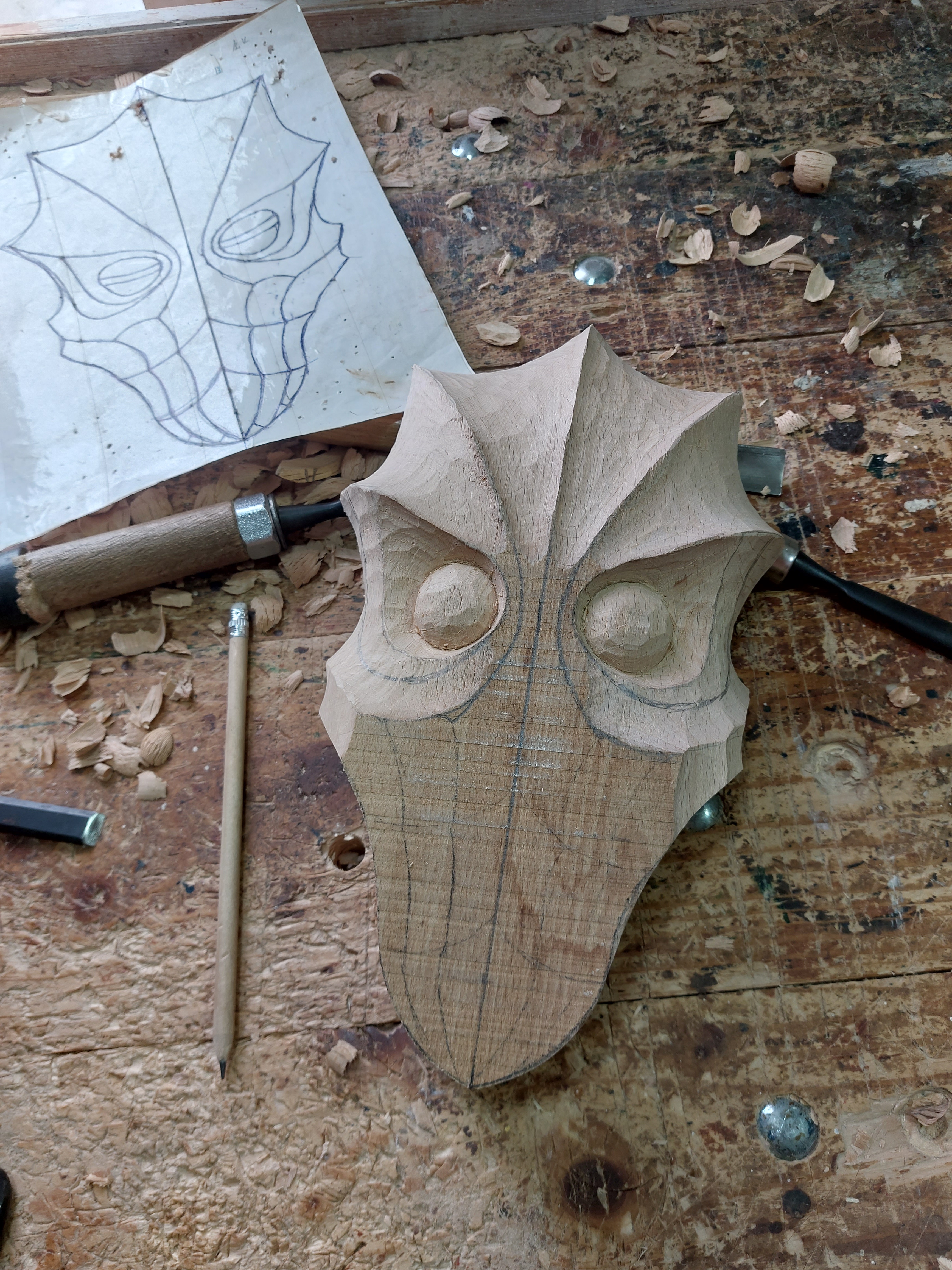 Creating a Stunning Ahzidal Mask from Wood