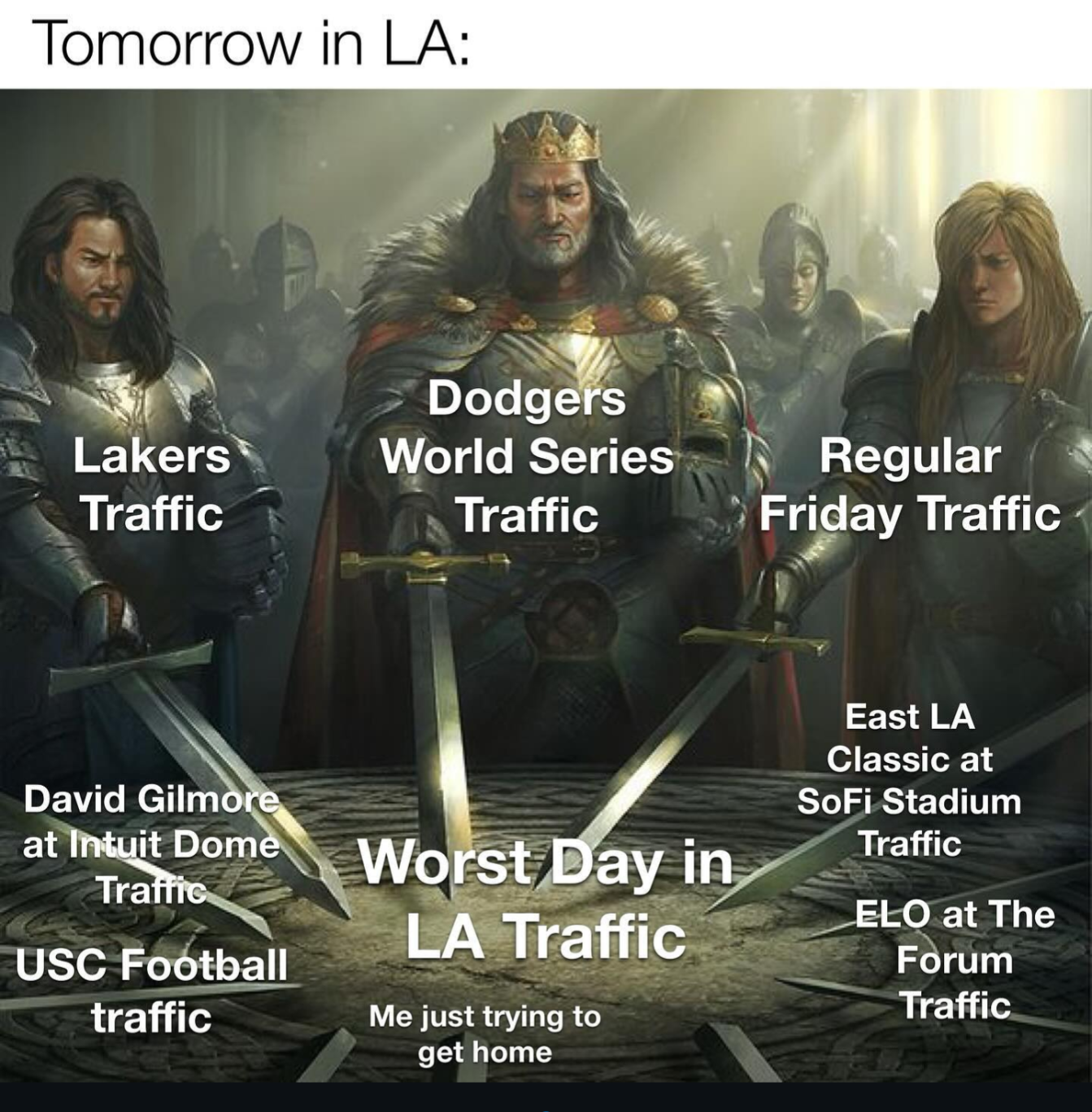 A glimpse into the wild happenings of Los Angeles...