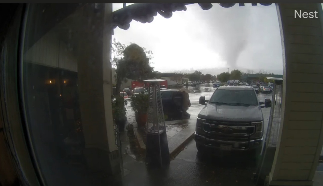Just Made It Through the Tornado in Scotts Valley, CA