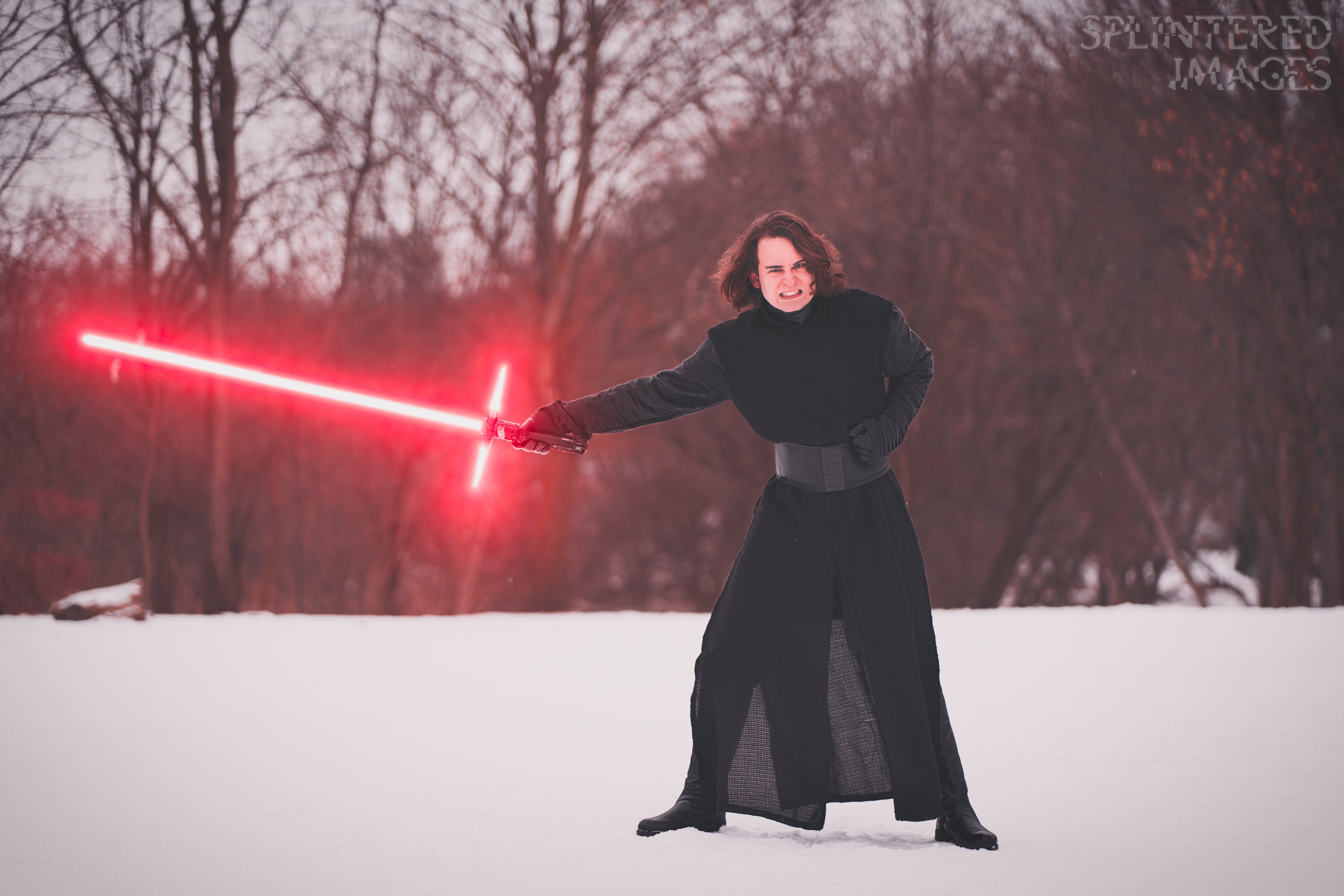 Kylo Ren's Epic Winter Cosplay from Star Wars