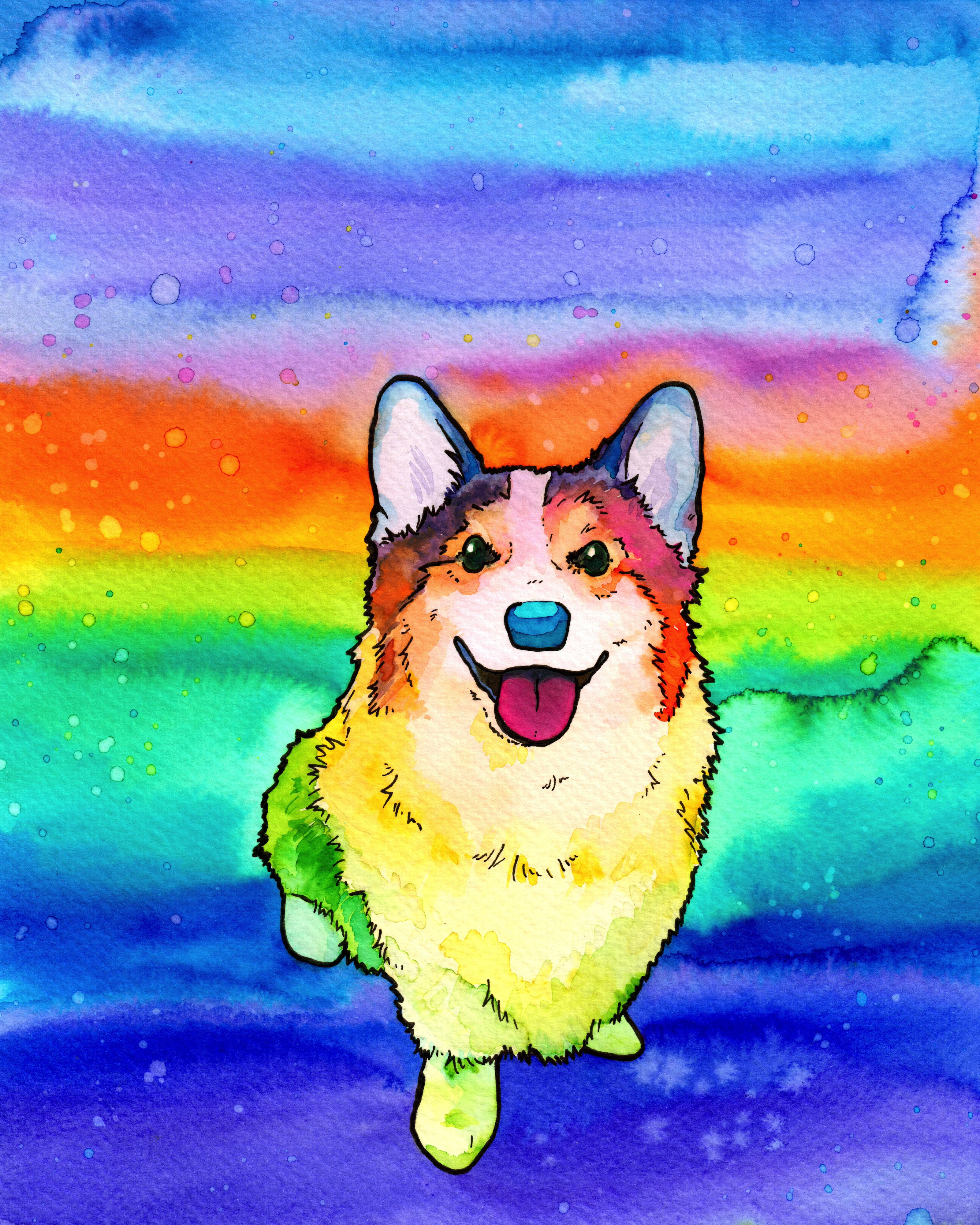 Daily Corgi Art: Meet Taito, My Furry Muse!