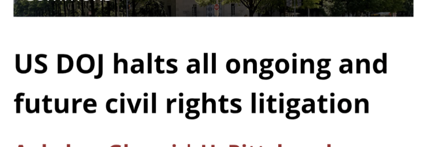 Civil rights? Who needs them, right?