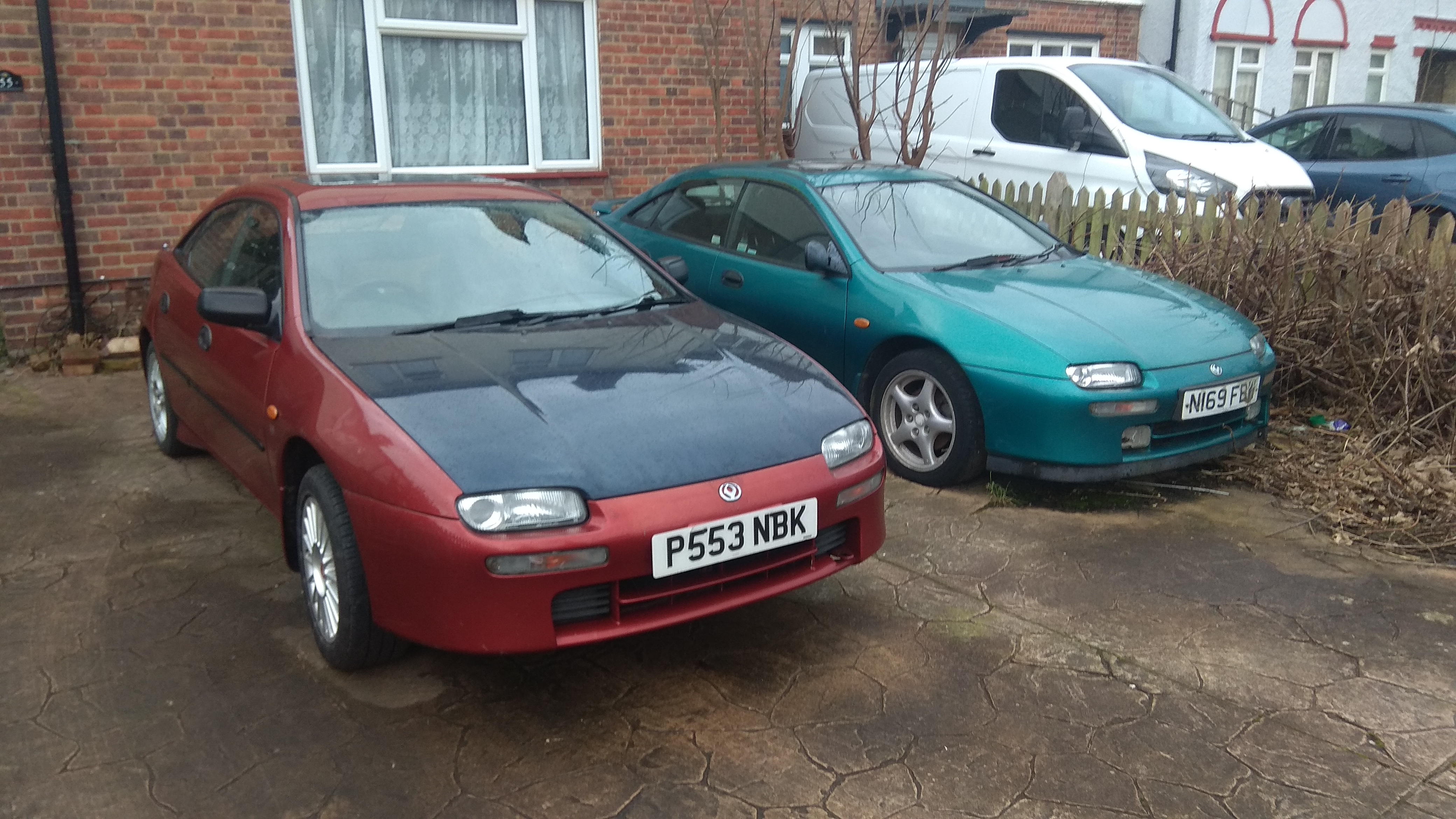 Behold the stunning Mazda 323f V6 in Sparkle Green, 1996