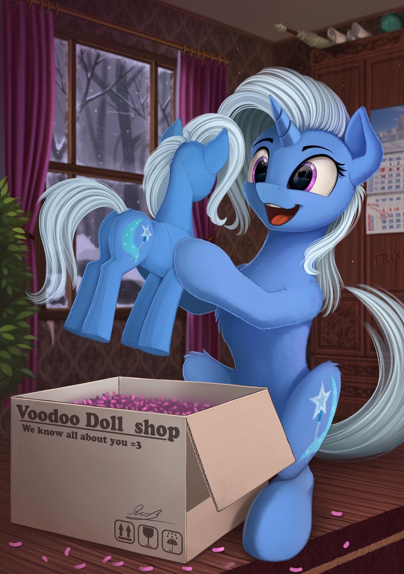Always check the label on your fan mail for surprises!