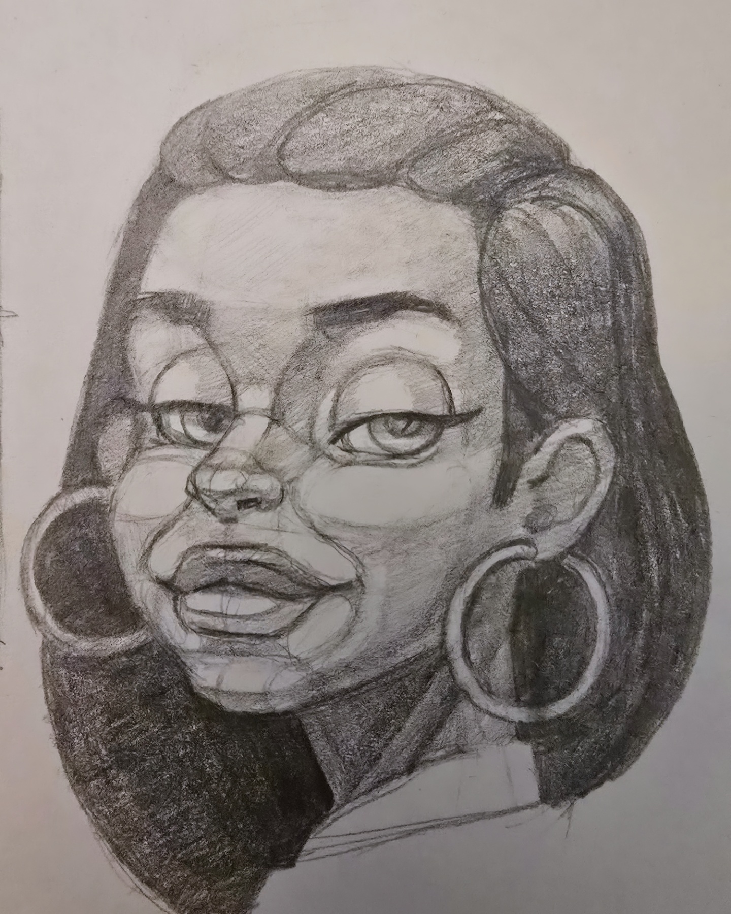 Today's Sketch: A Unique Stylized Portrait