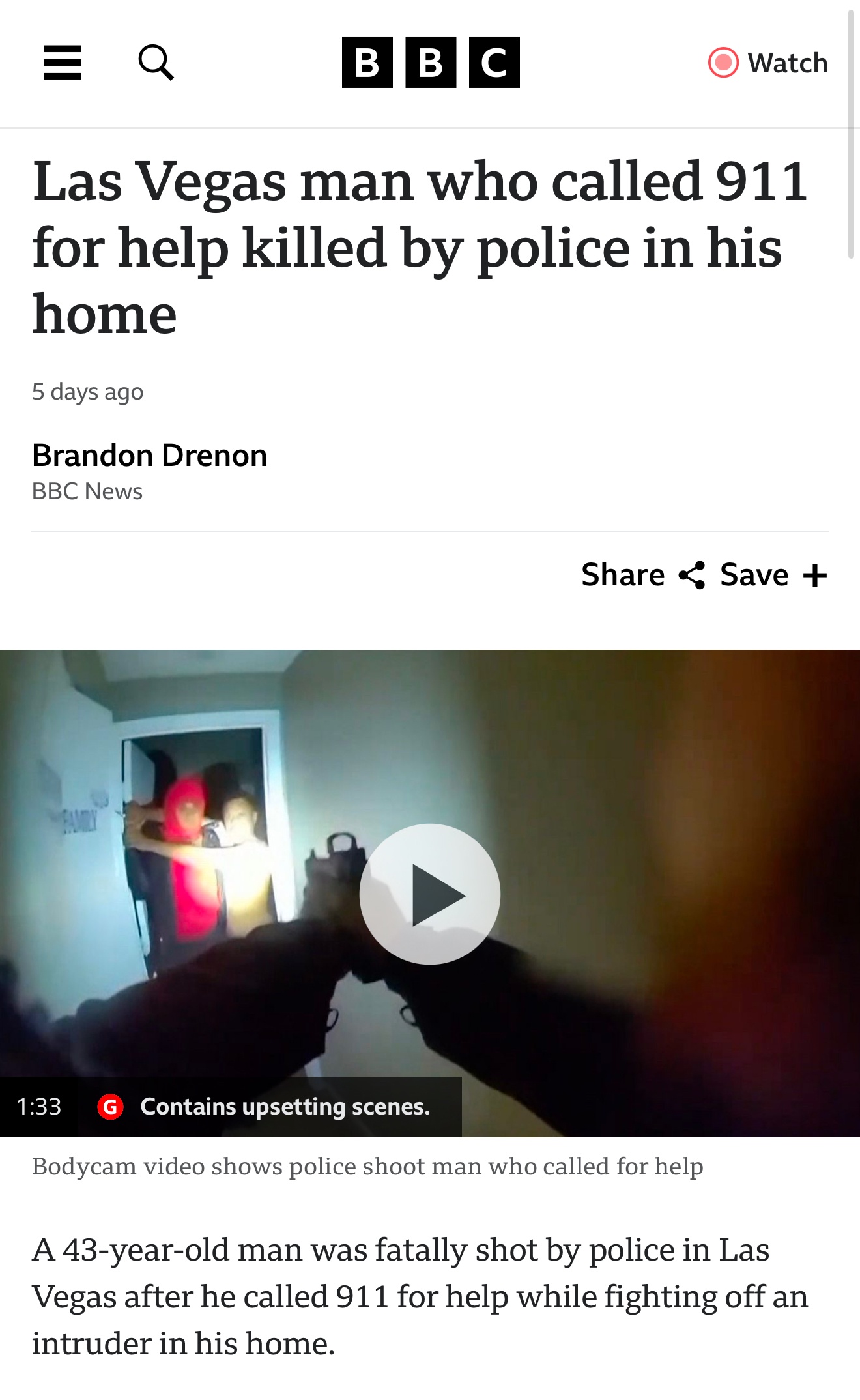 Important Reminder: American Police Are Not Obligated to Protect You