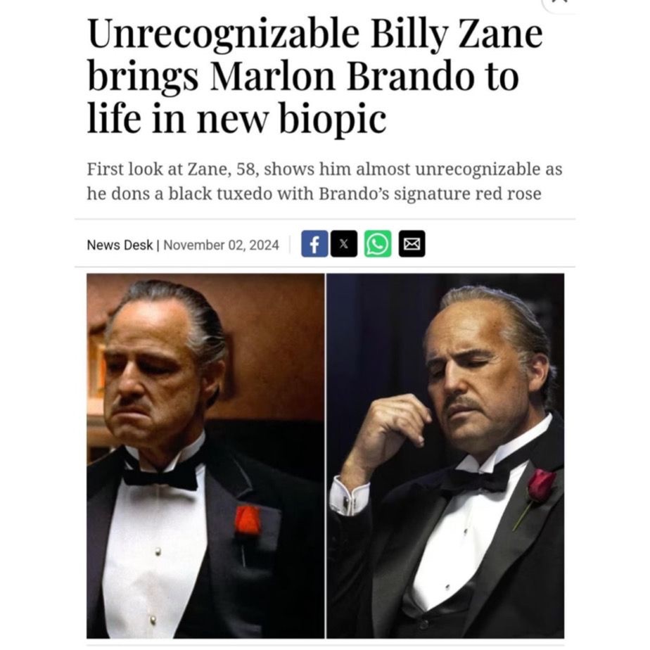 Billy Zane Channeling His Inner Marlon Brando