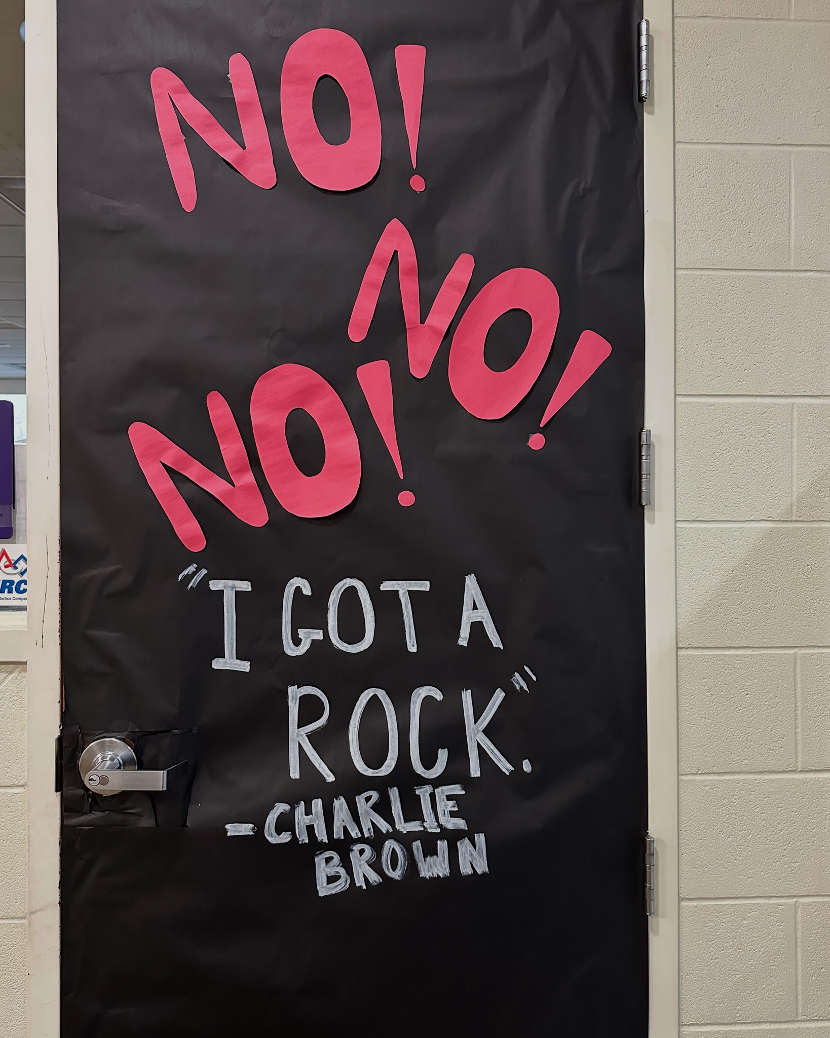 My high school's door decorating contest is in full swing! I'm not usually into holiday decor, but my students went all out decorating my door... and it turned out perfectly!