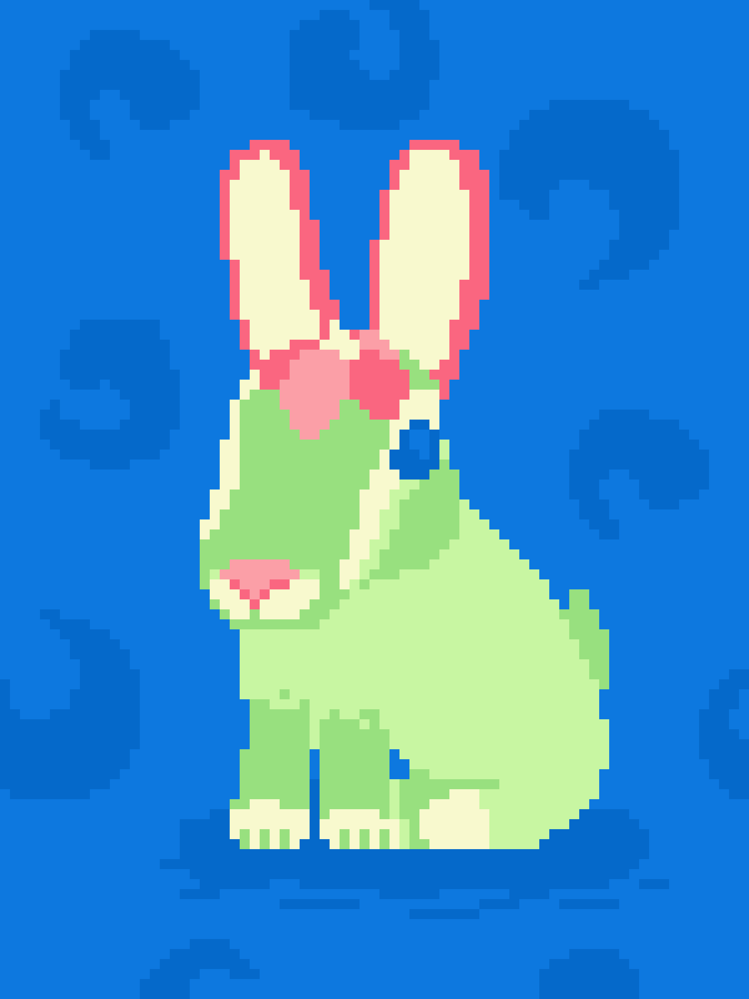The enchanting flower rabbit