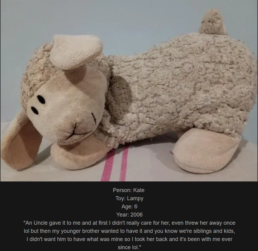 Day 867: Join Me on My Journey at www.saidtheskinhorse.com - Celebrating Childhood Toy Memories with Our Newest Star, Lampy!