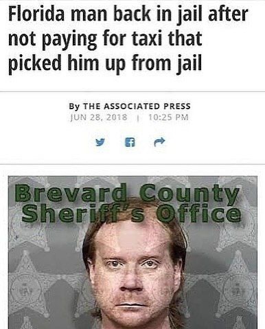 Just Another Day in the Life of a Florida Man