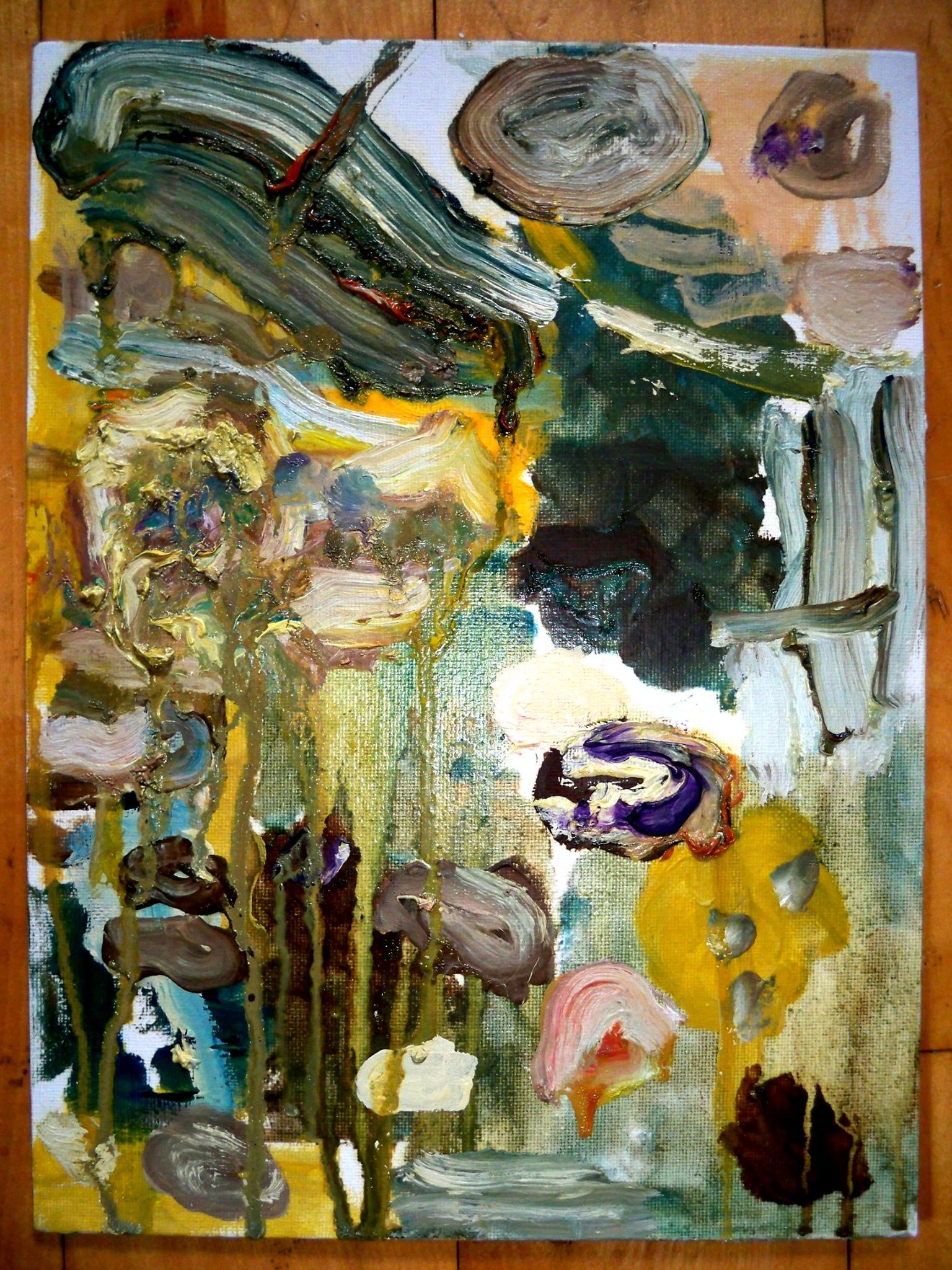 ART DONT RUN! My OC from years ago—missing the rich texture of oils.