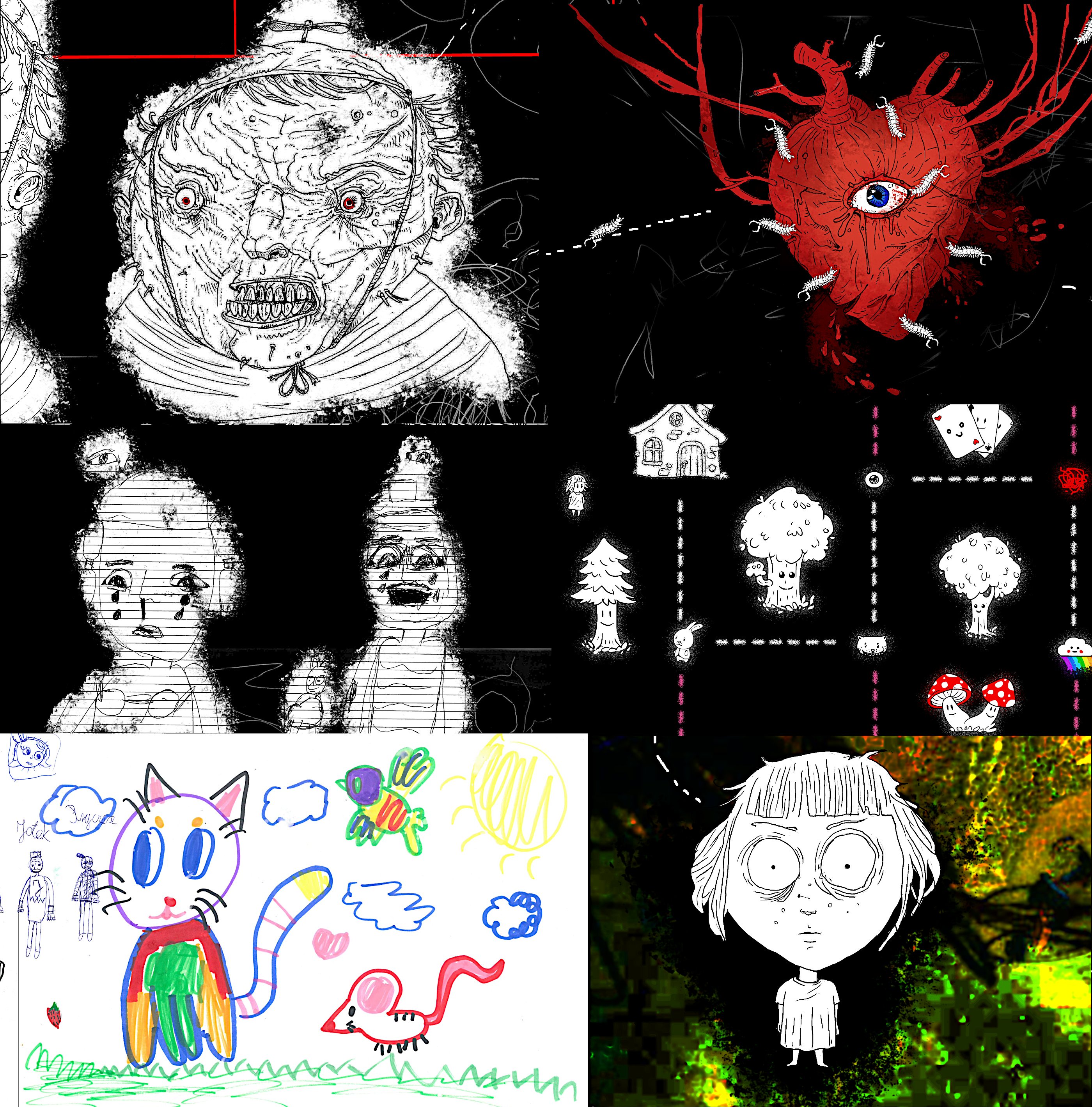 Check Out My New Drawings for Alice: Mesmerizing Episodes of Neurosis