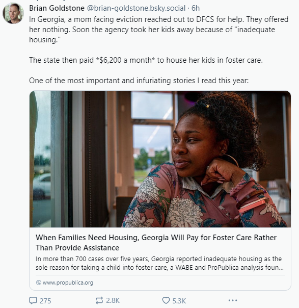 Georgia's Foster Care Dilemma: Housing Over Assistance
