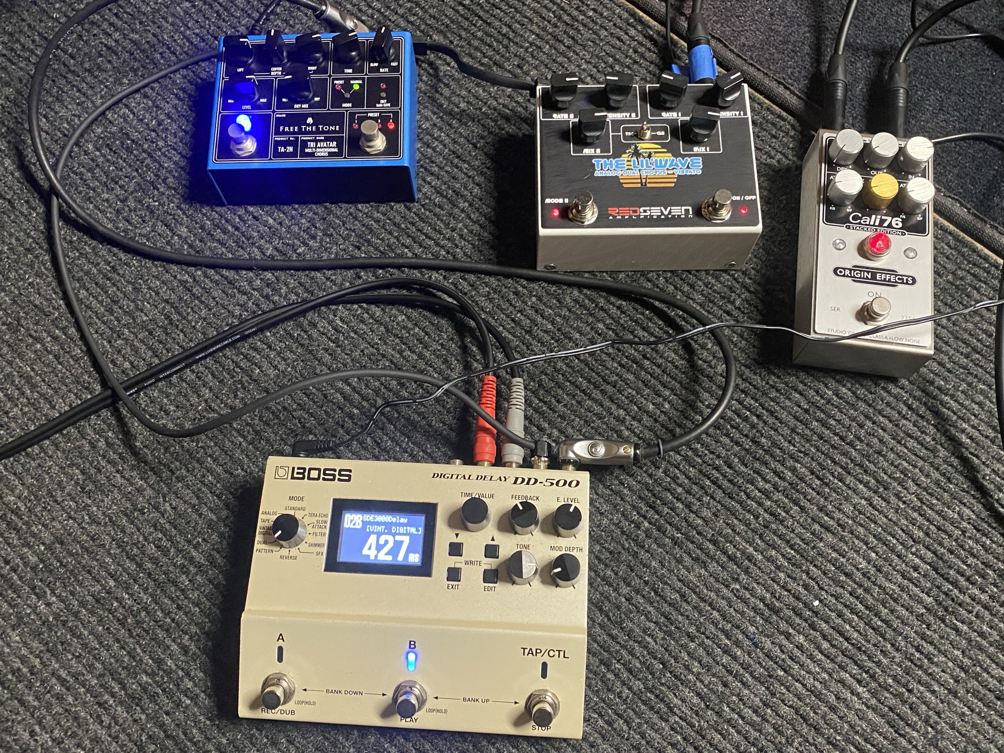 Mastering the art of stacking Tri Stereo Chorus Pedals