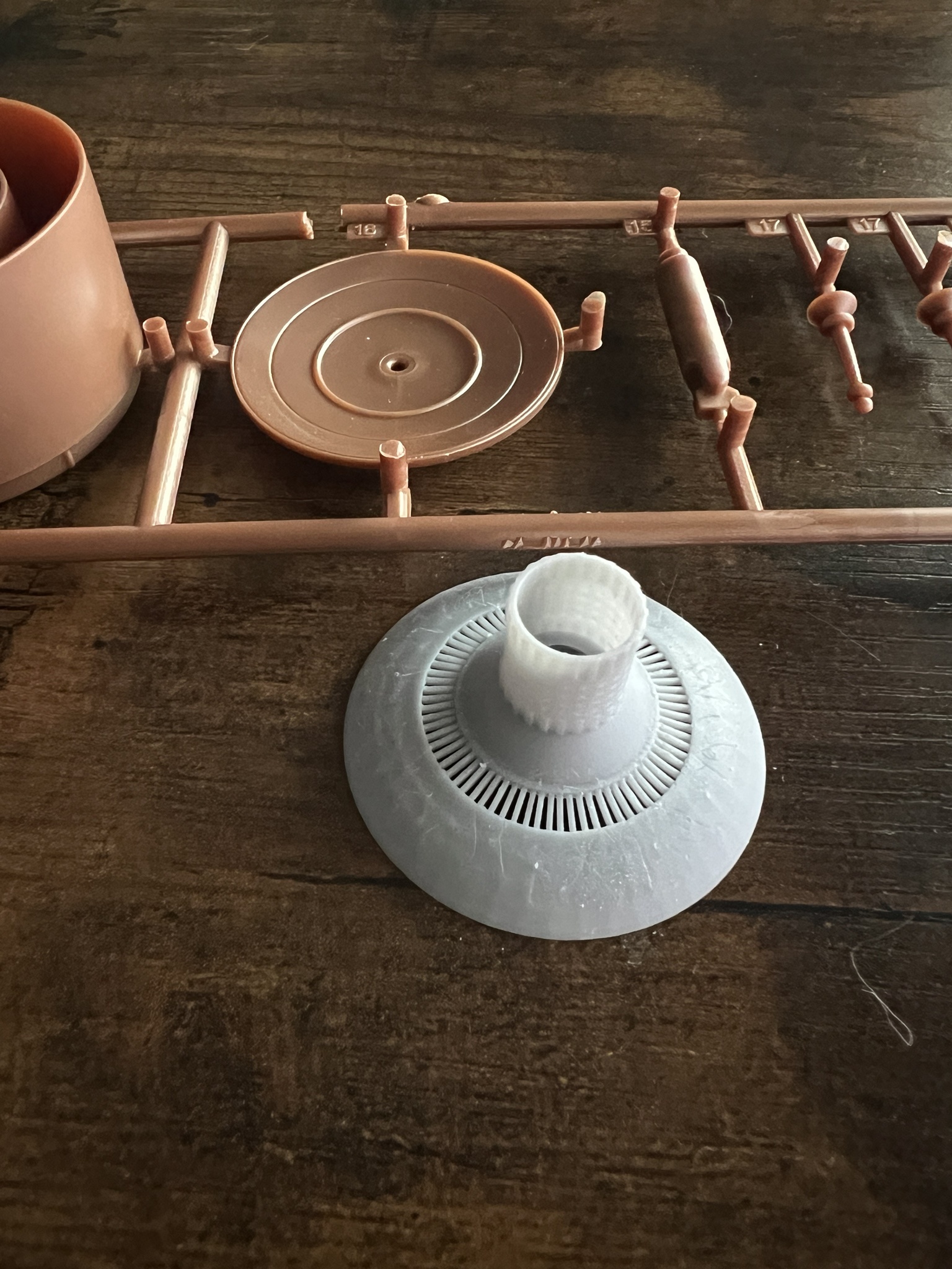 Custom Printed Deflector Dish for the 1/350 Enterprise Model