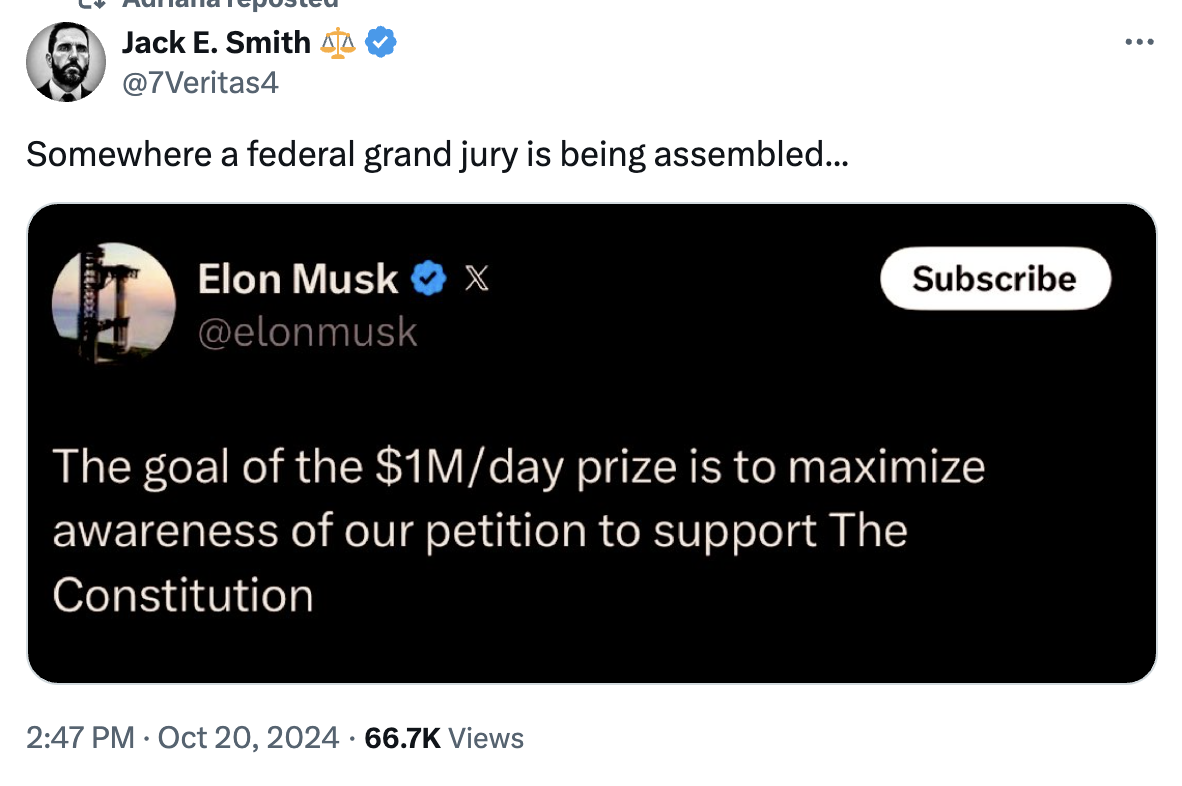 Curious about his ambition to lead agencies suing him?