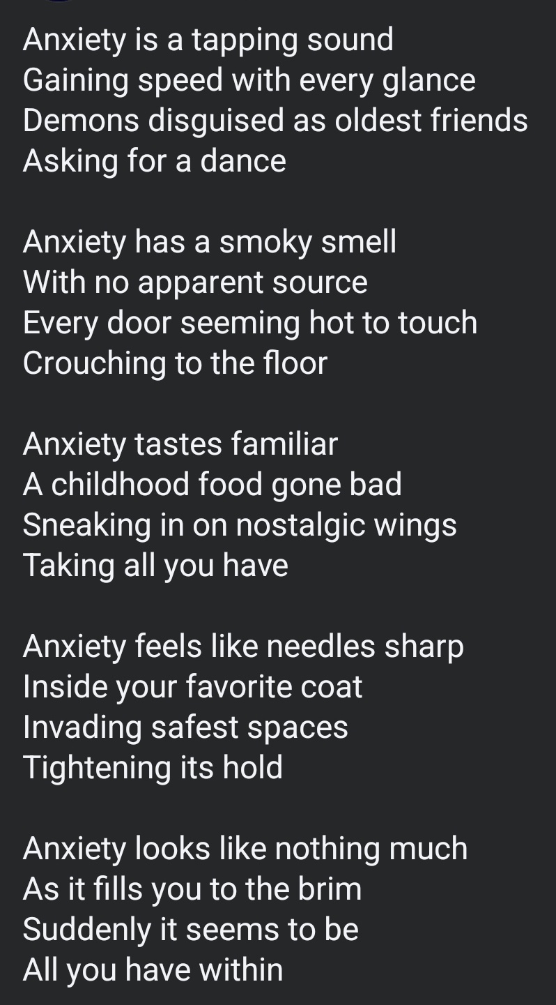 The Struggle of Living with Anxiety