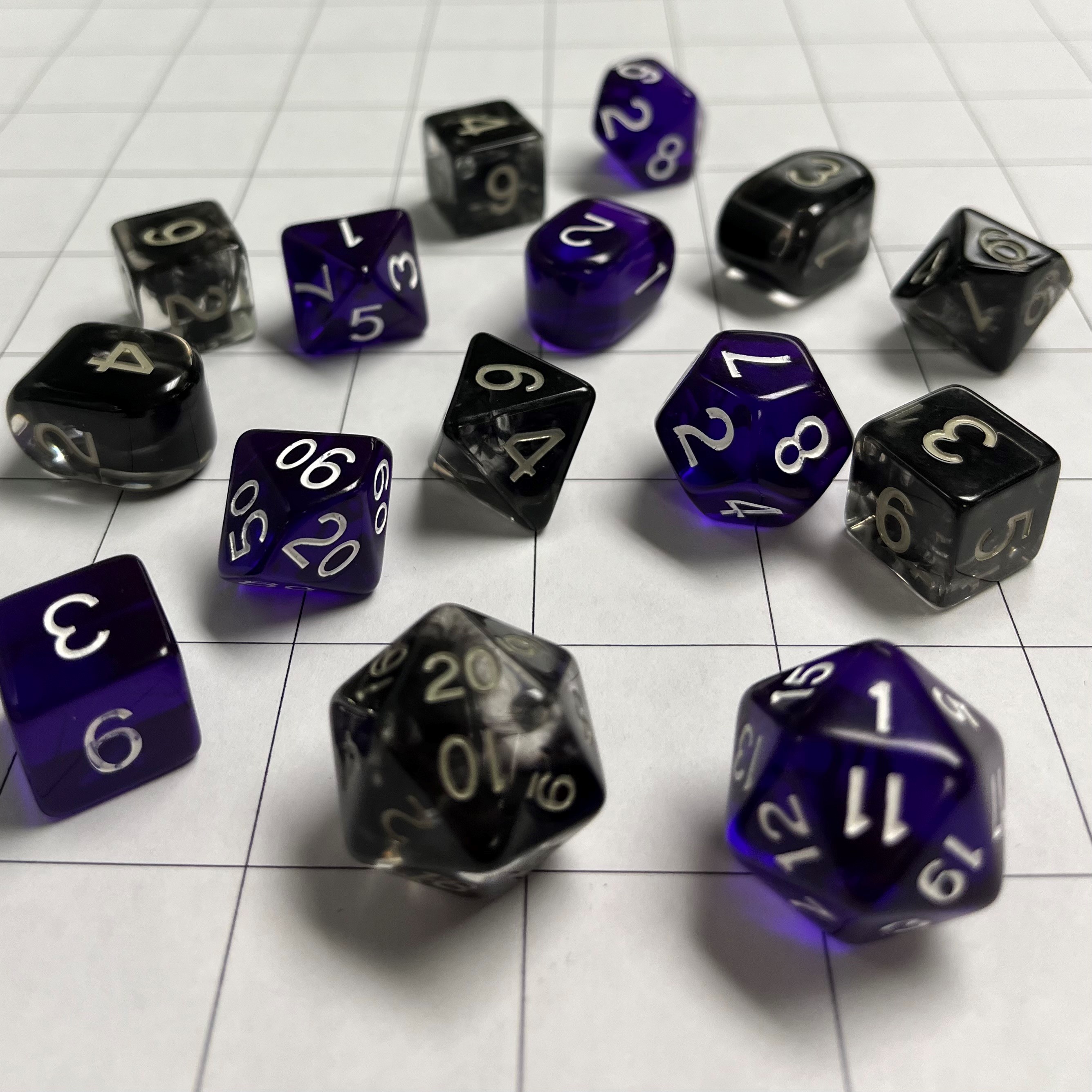 Lich Slap Dice Set: Featuring Vecna's Middle Finger