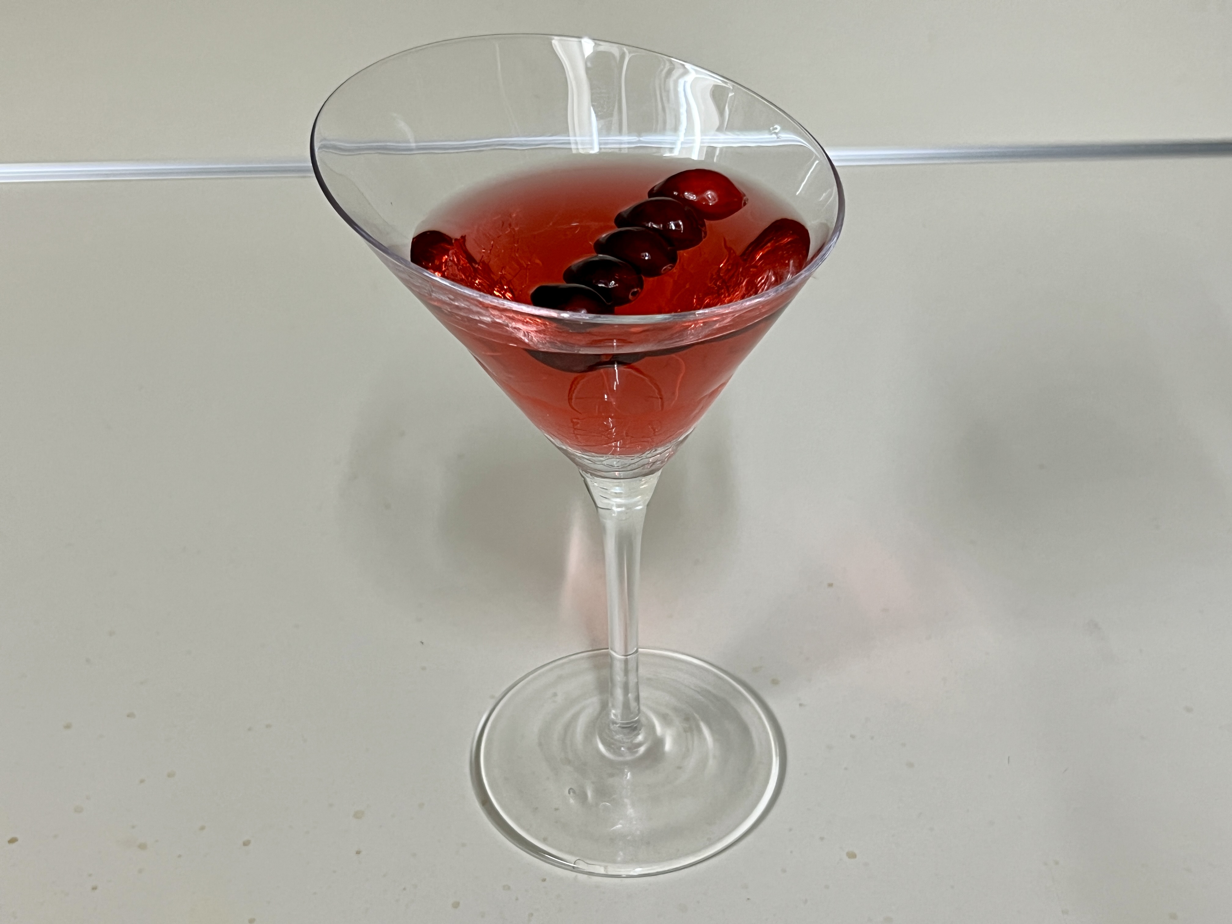 Refreshing vodka cranberry delight