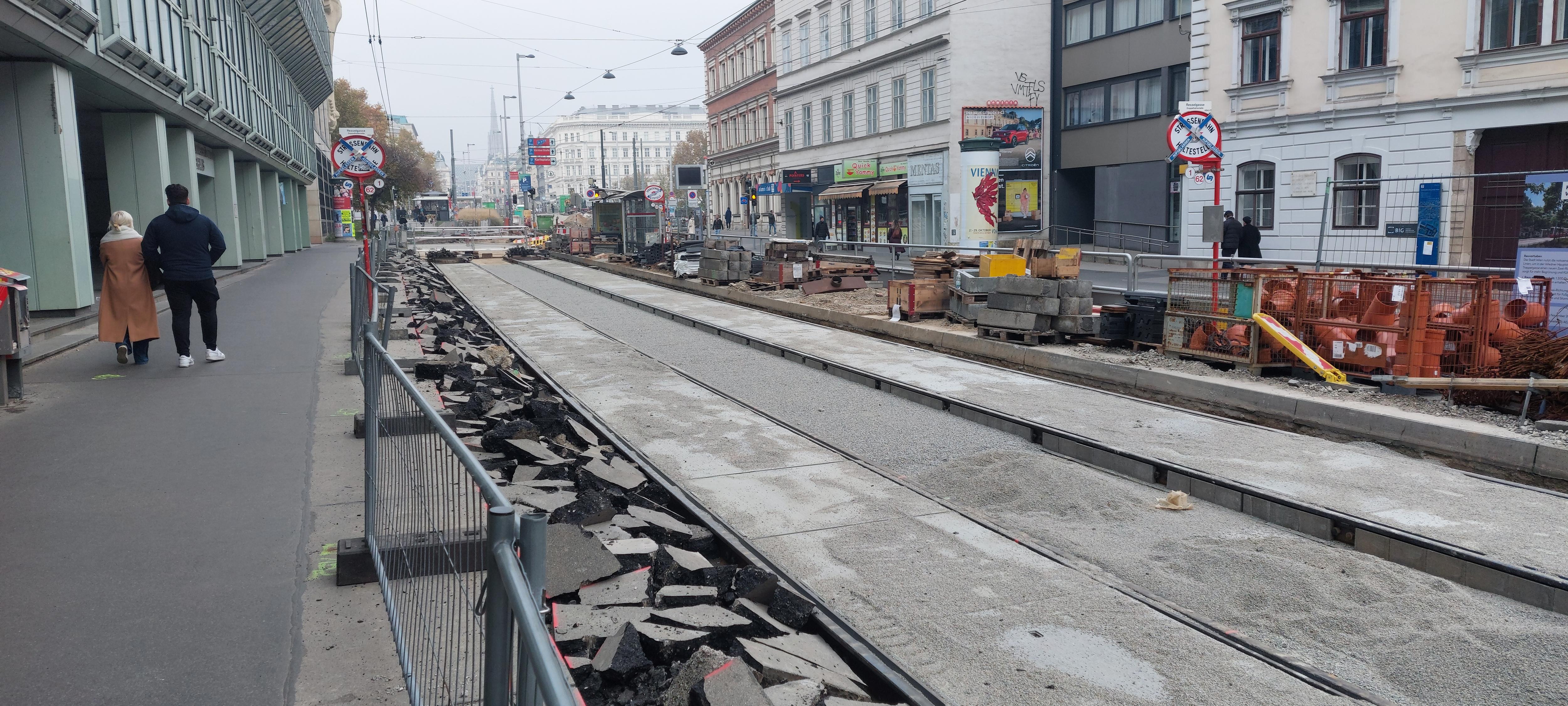 Current Construction Status: Badner Bahn in Vienna