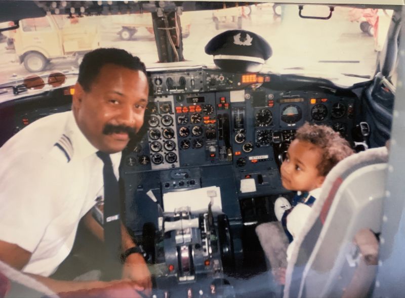 Father and Son Pilot Duo Recreate Nostalgic Cockpit Photo for Dad's Final Flight, 29 Years Later