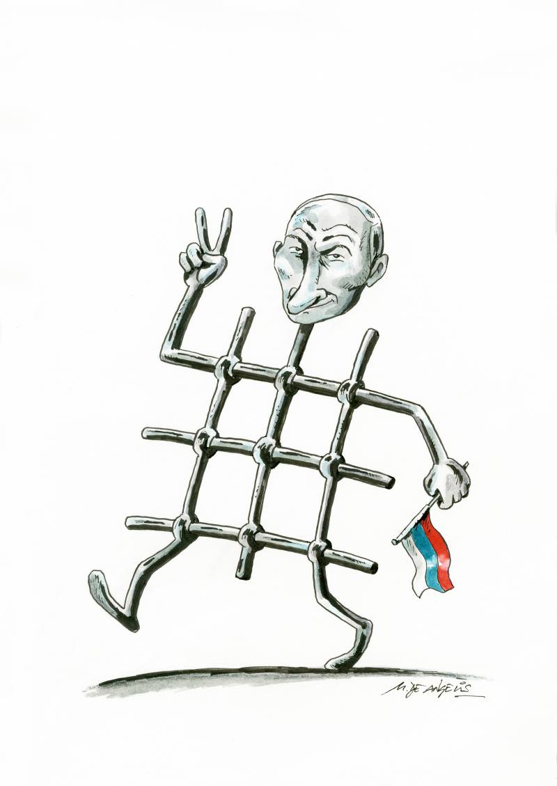 A Caricature of Putin: A Satirical Take