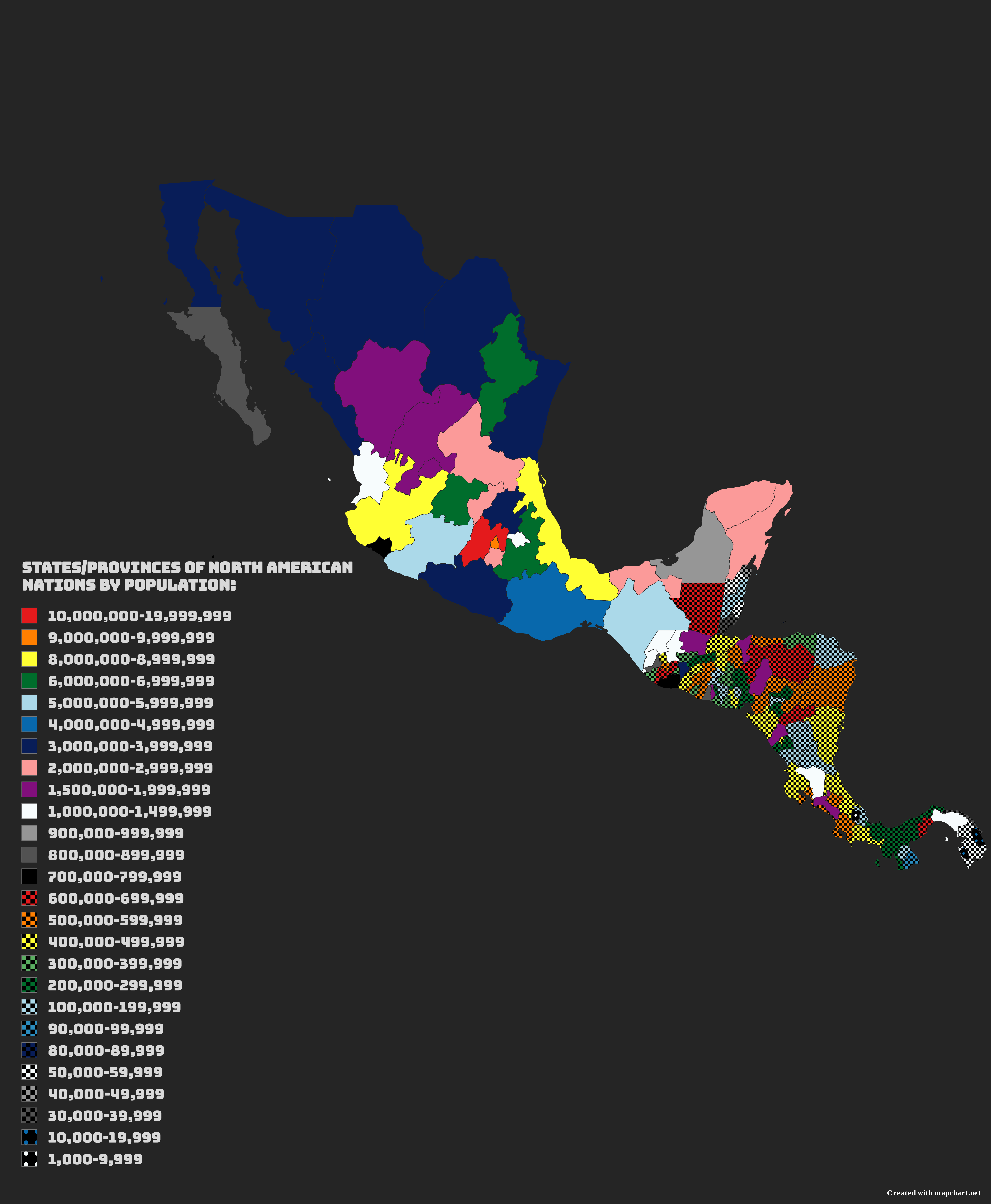 Exploring the Population Landscape of Central America