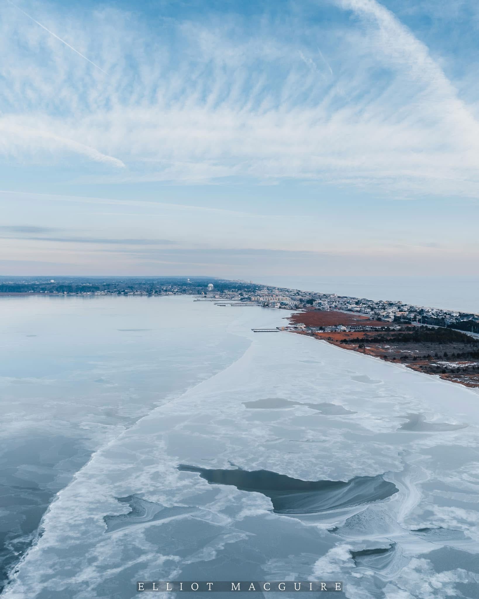 A breathtaking view of the Frozen Bay