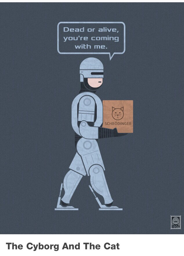 The Unlikely Duo: A Cyborg and a Cat