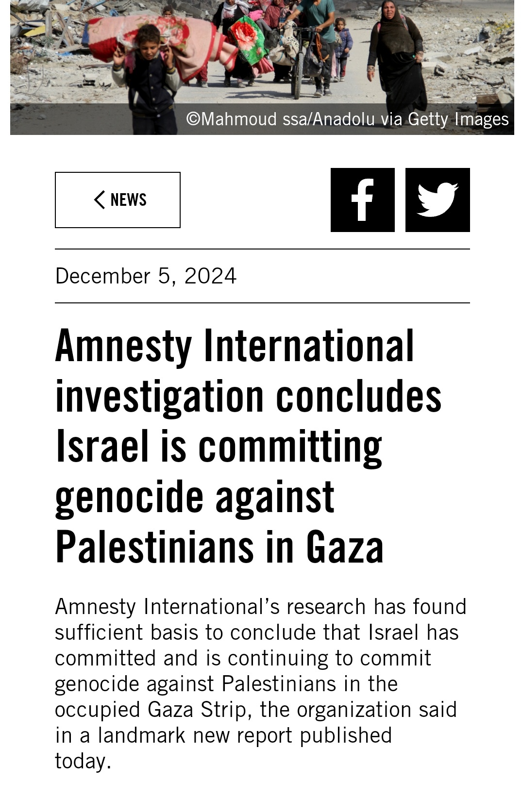Is Amnesty International crossing the line into anti-Semitism?