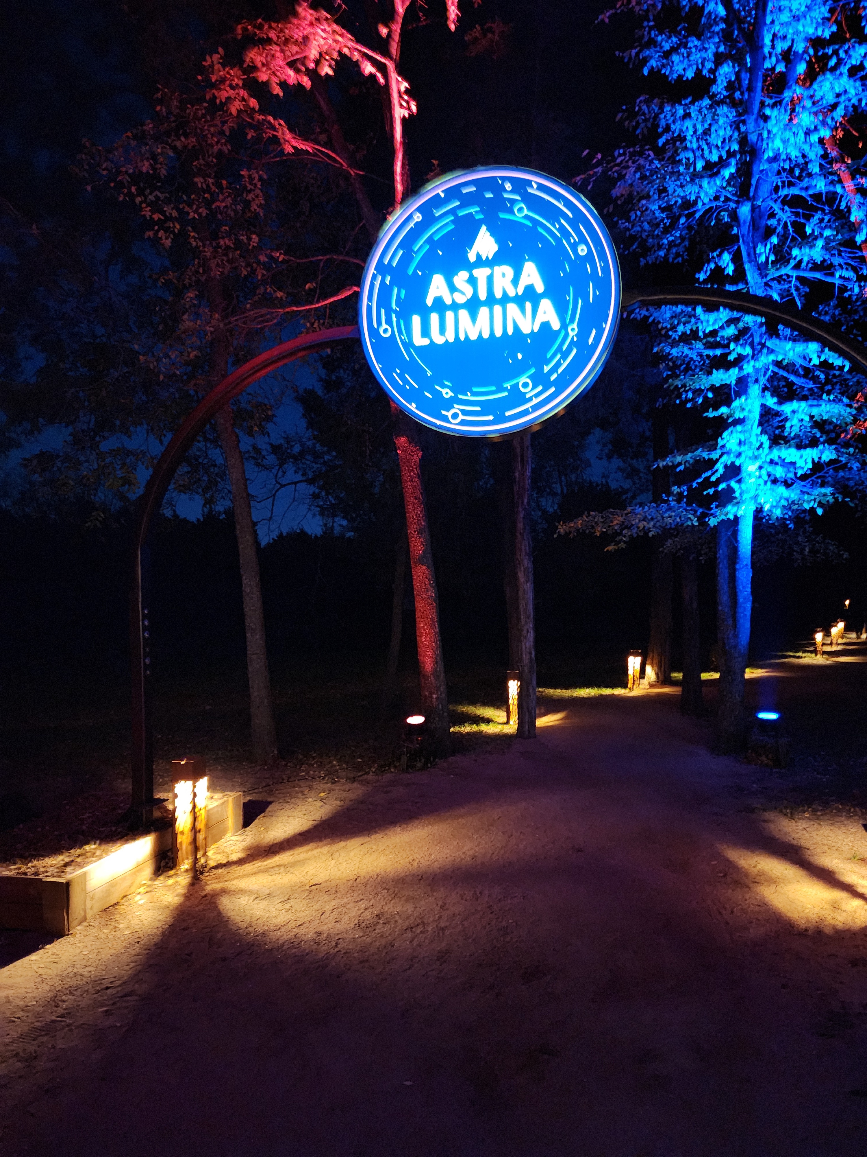 Last night’s Astra Lumina light show was a surreal masterpiece!