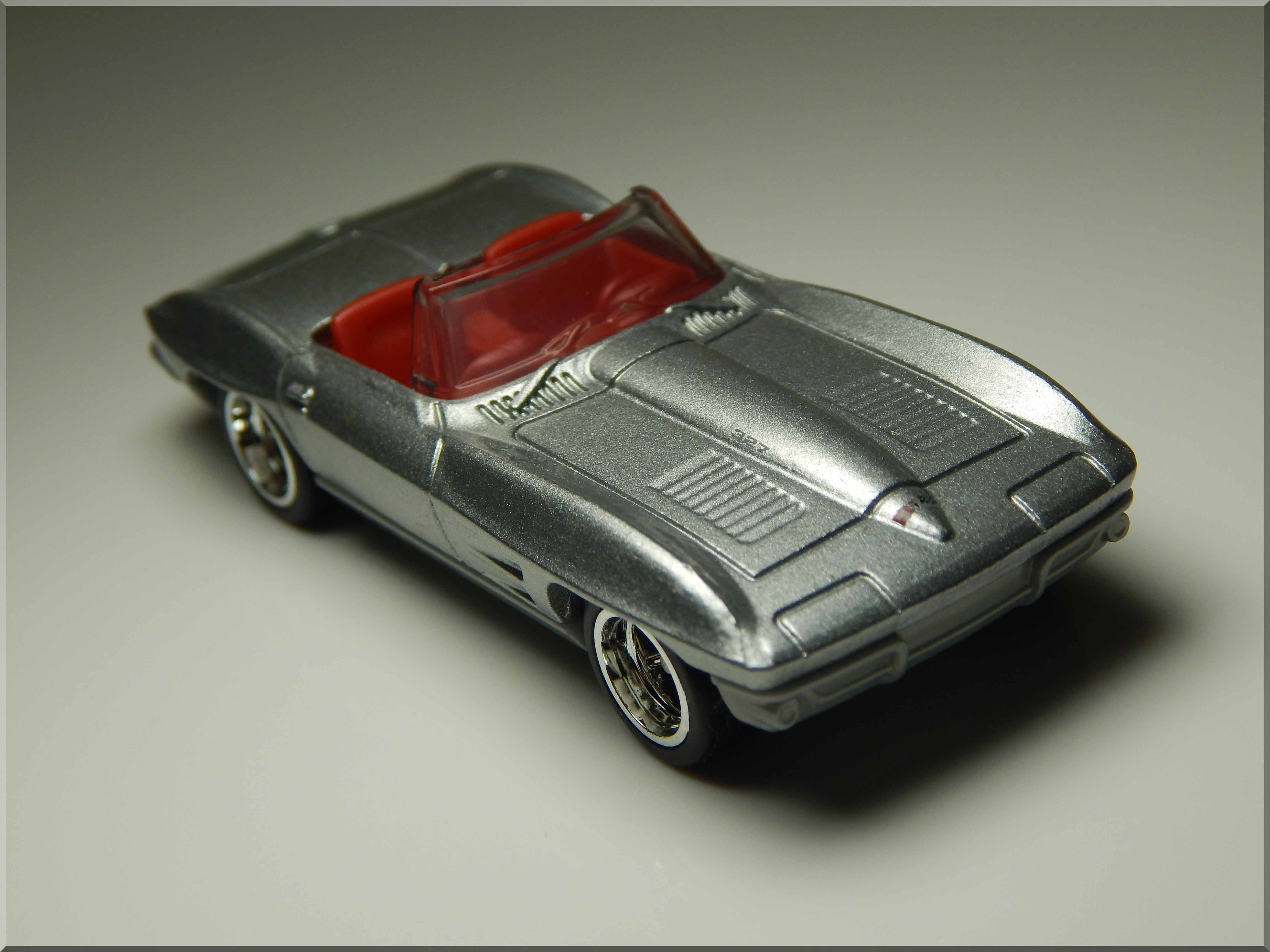 Check out this Matchbox 63 Corvette with a slick wheel swap!