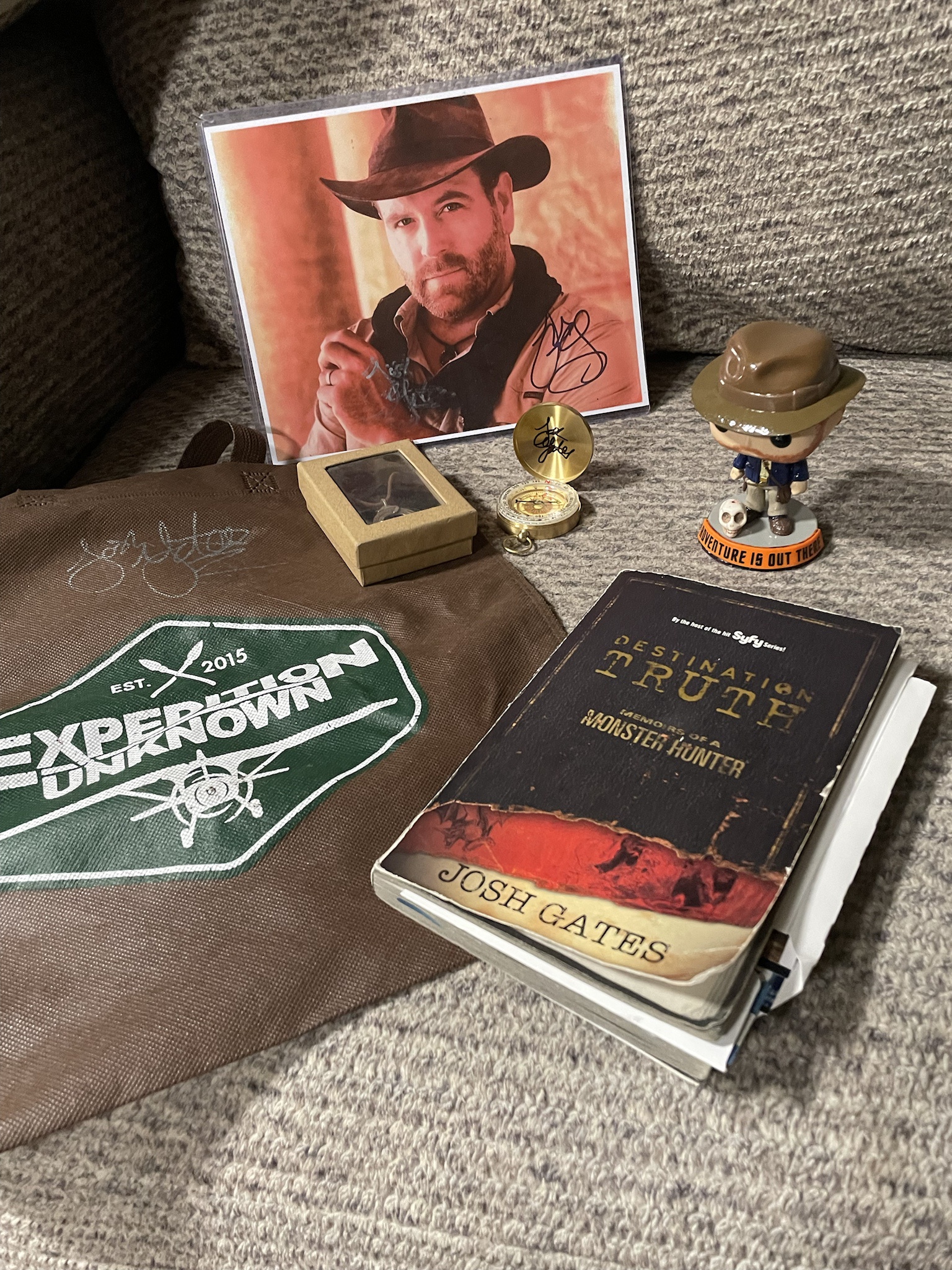 A Glimpse of My Josh Gates Memorabilia Collection