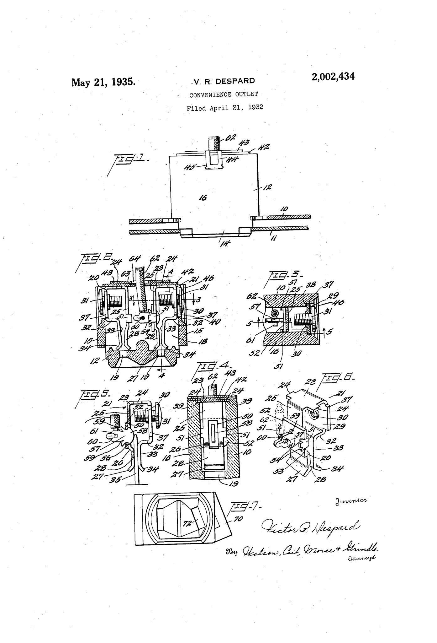 The Innovative 1932 Patent for V.R. Despard's Radio Outlet