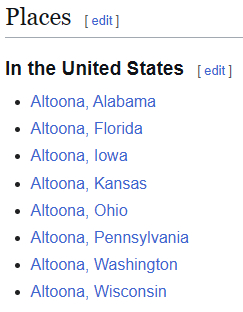 I Never Realized How Popular the Name 'Altoona' Was!