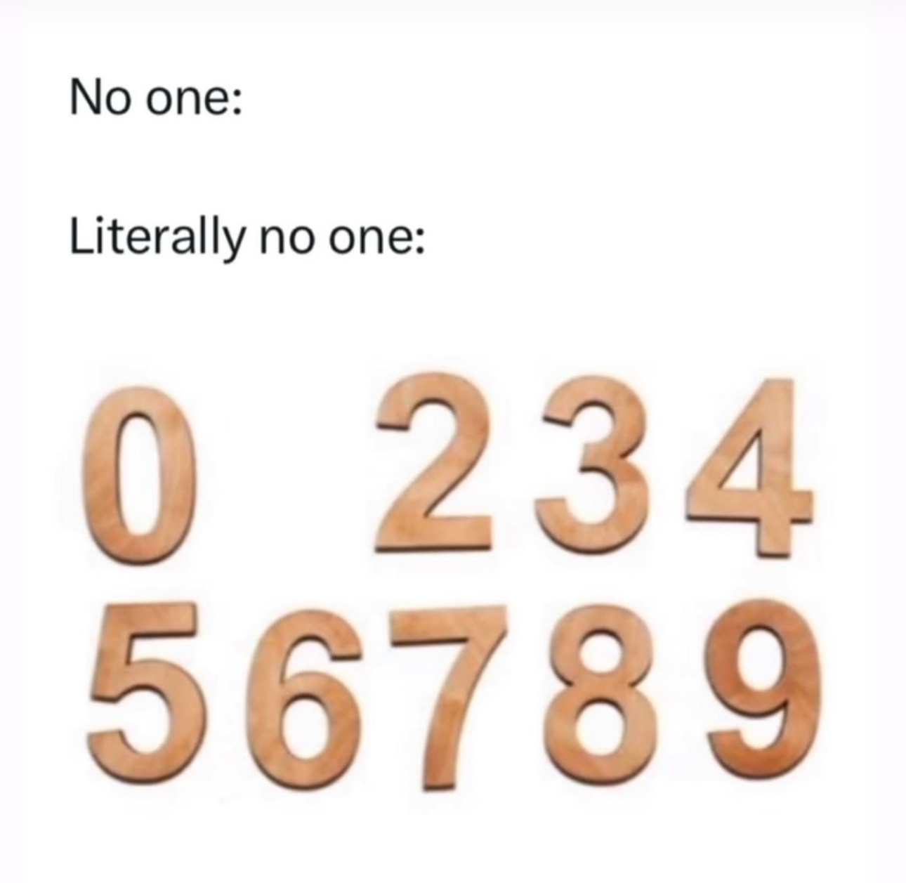 Not a Single One to Be Found